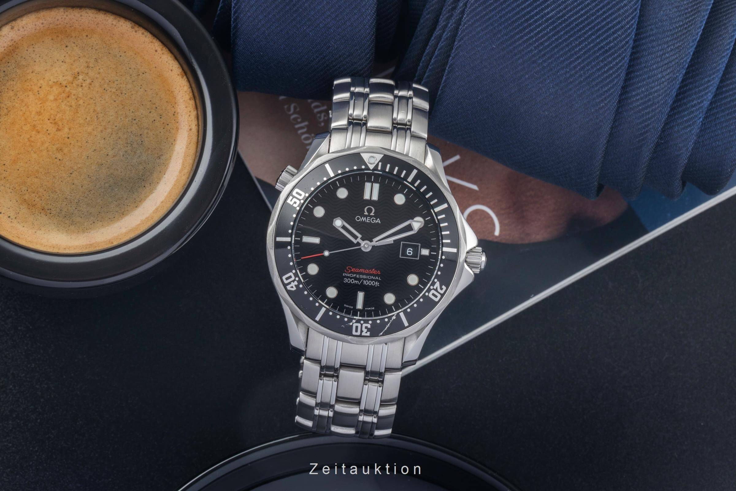 Omega Seamaster Professional 300M Red Stahl Herrenuhr Ref. 212.30.41.61.01.001 [2405877]