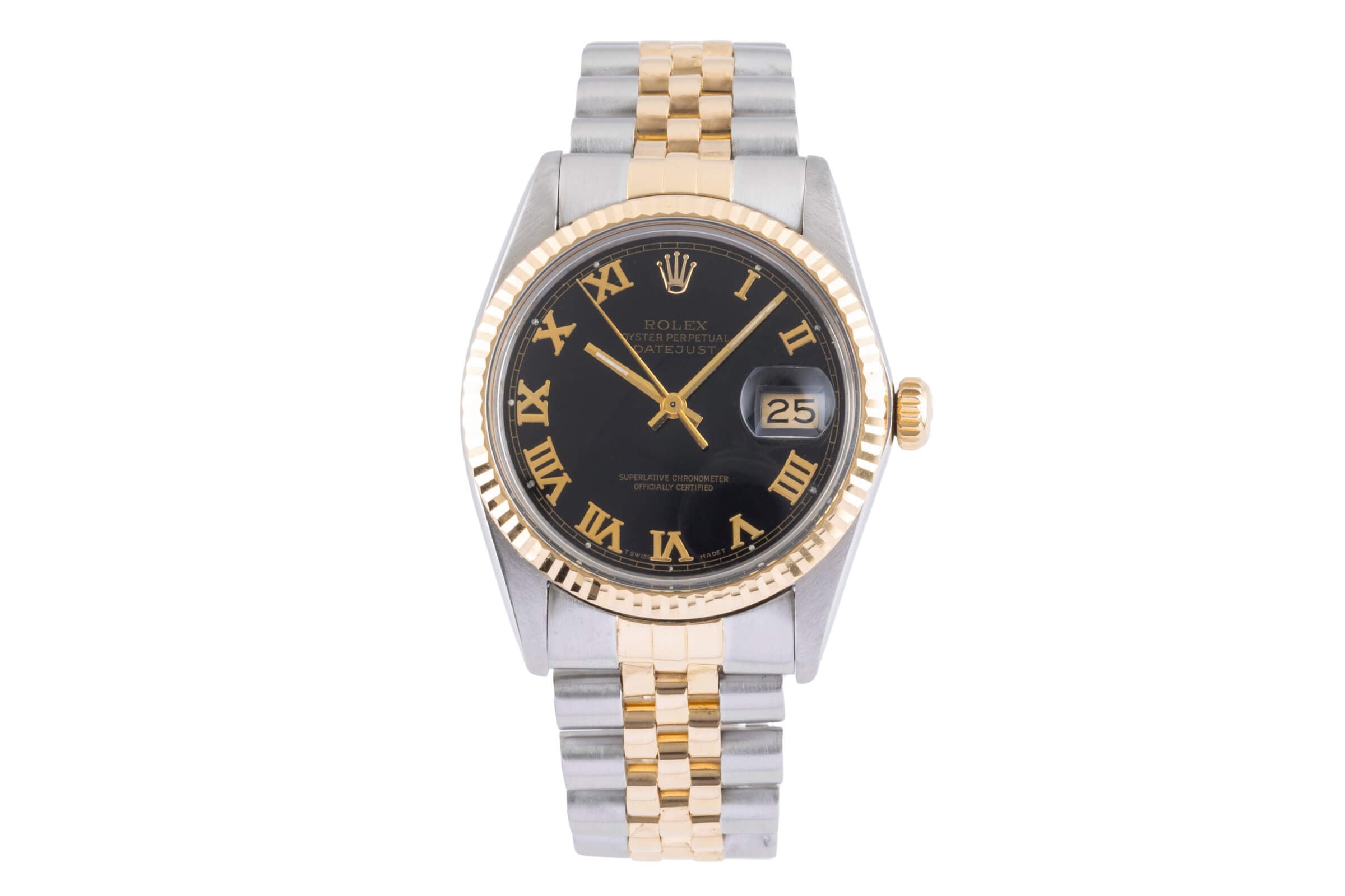 Rolex Datejust acero / oro automático reloj para caballeros 16013  [2405903]