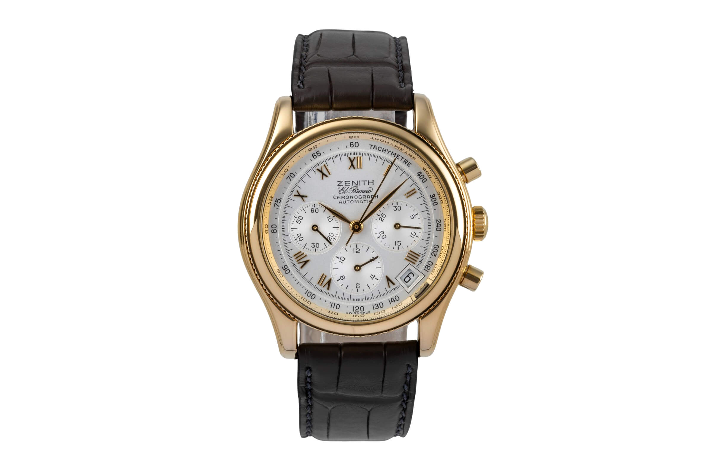 Zenith El Primero chronograph 18 ct gold automatic Kal. 400 Ref