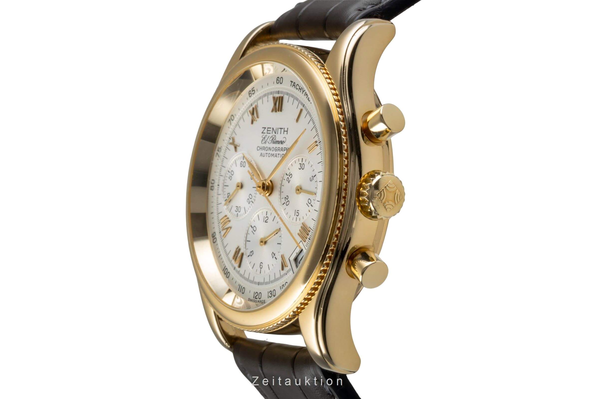 Zenith El Primero chronographe or 18 ct automatique montre pour hommes 06-0210-400  [2406012]