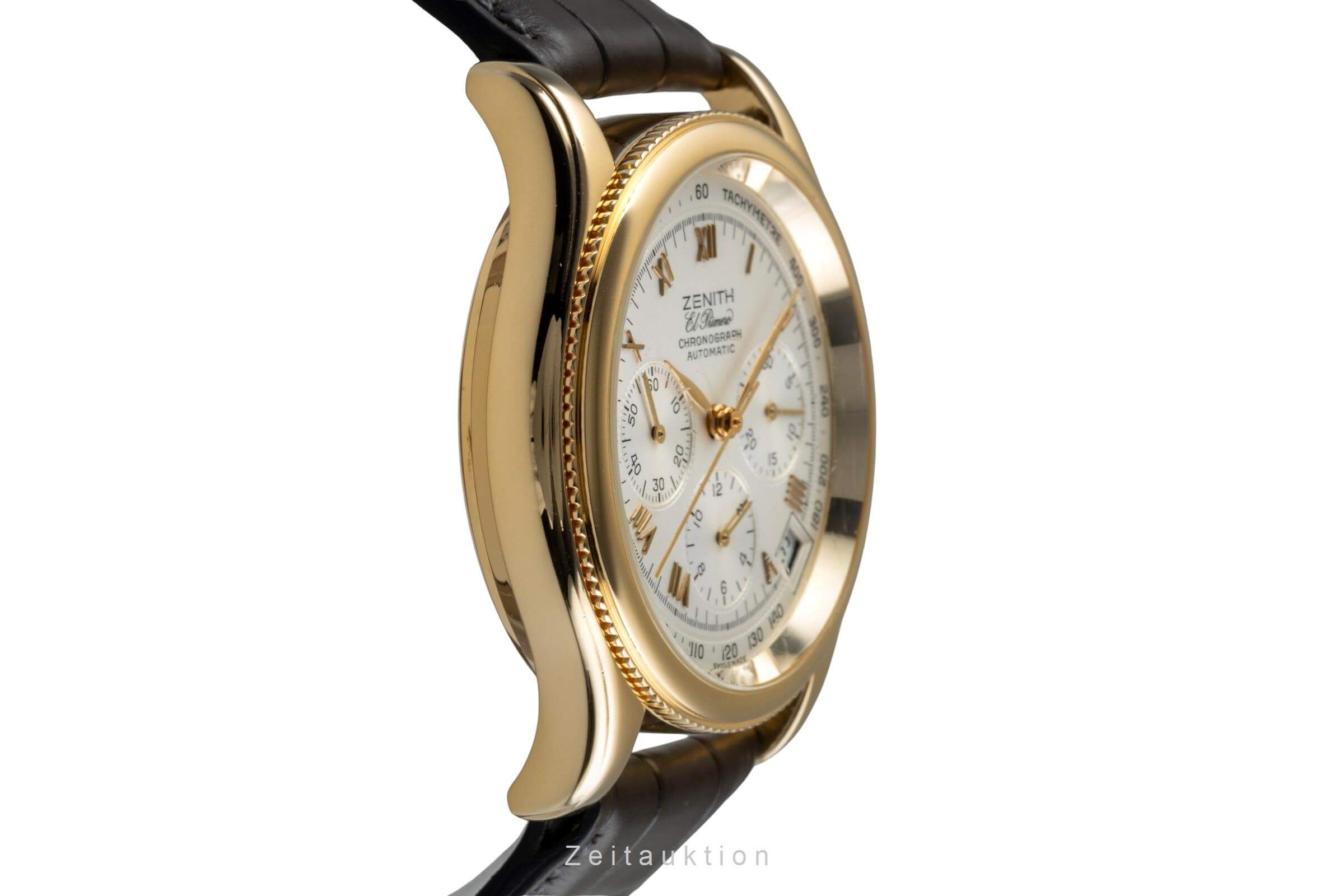 Zenith El Primero chronographe or 18 ct automatique montre pour hommes 06-0210-400  [2406012]