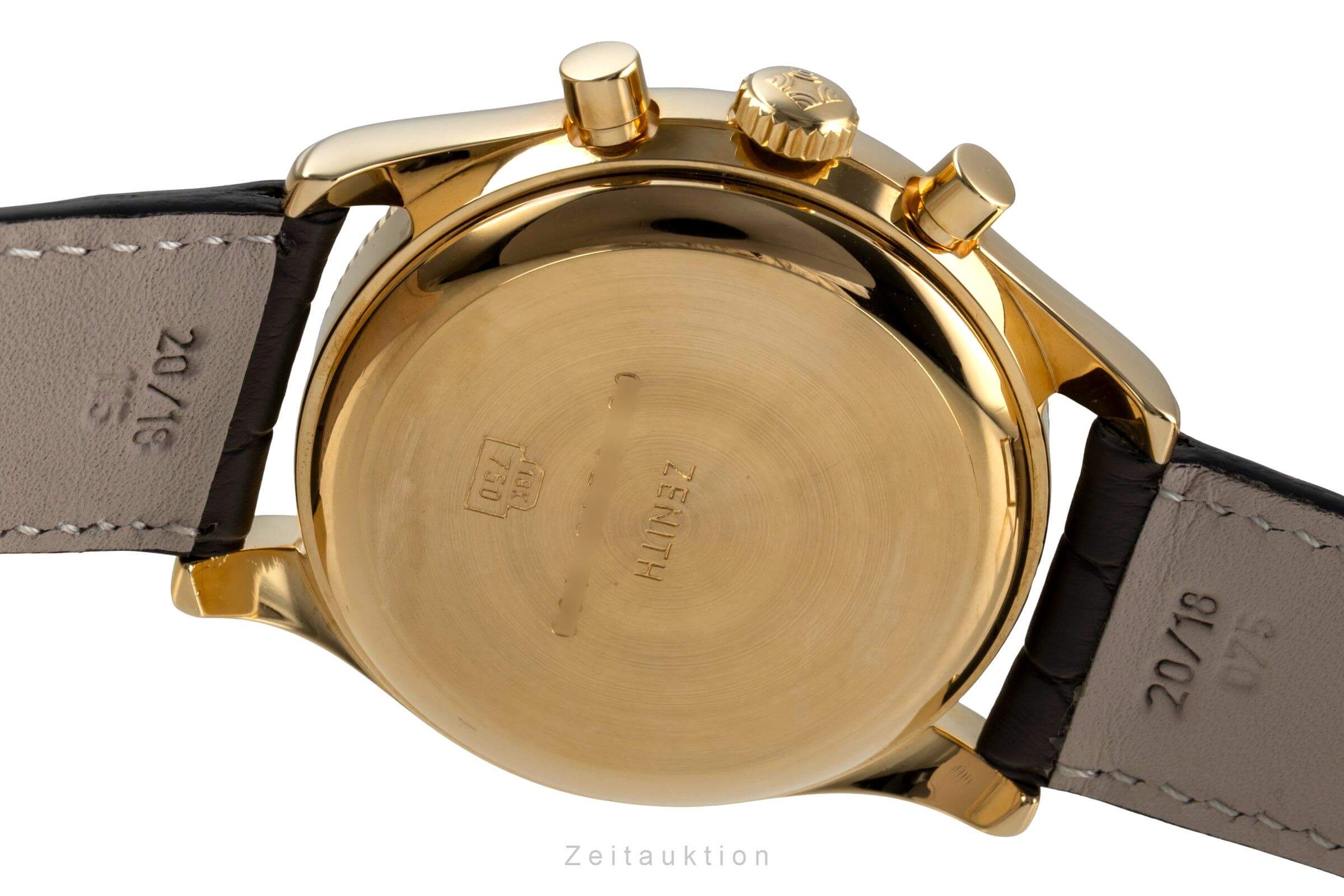 Zenith El Primero chronographe or 18 ct automatique montre pour hommes 06-0210-400  [2406012]