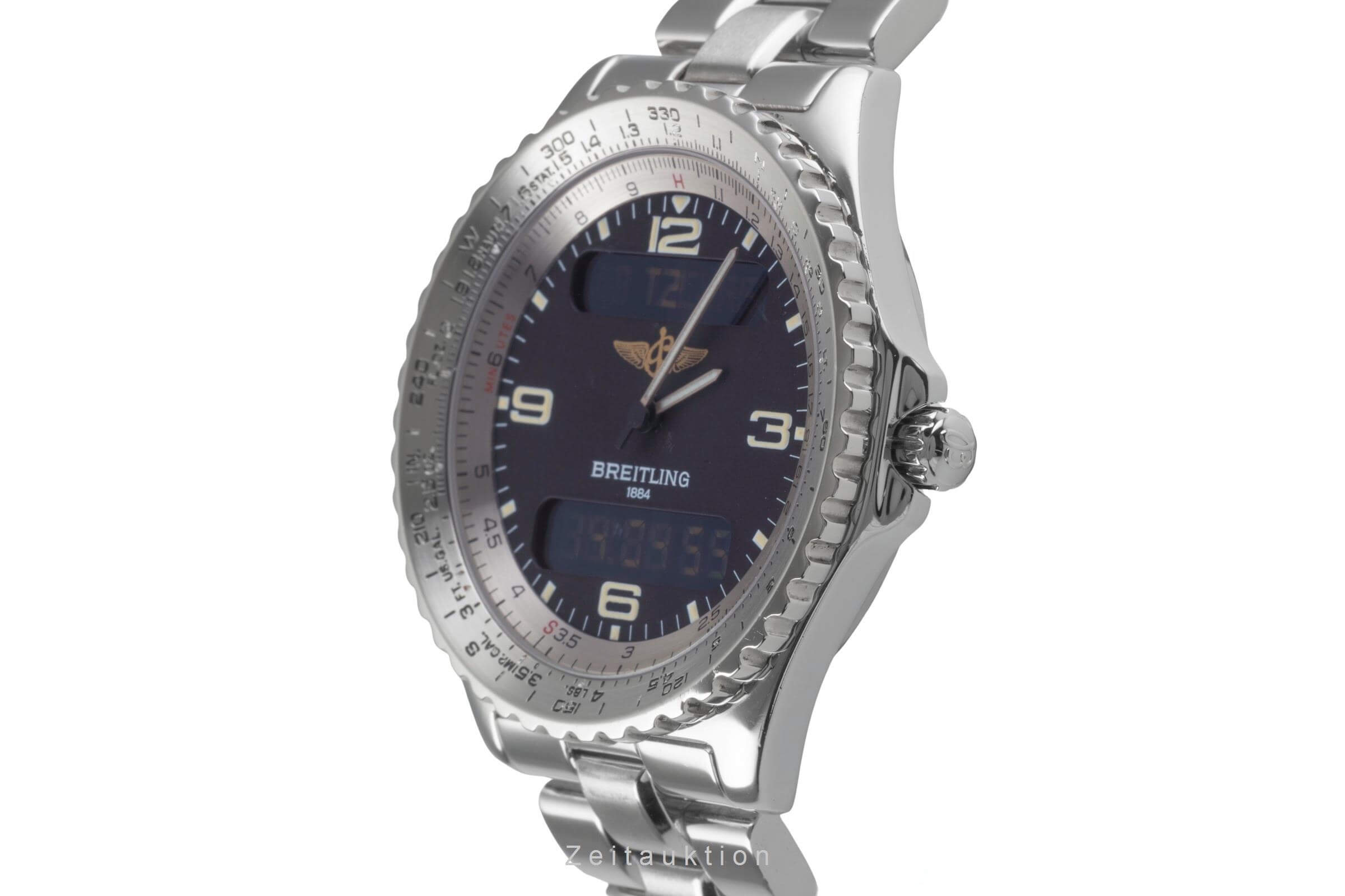 Breitling Chronospace steel quartz men's watch A56011  [2406075]