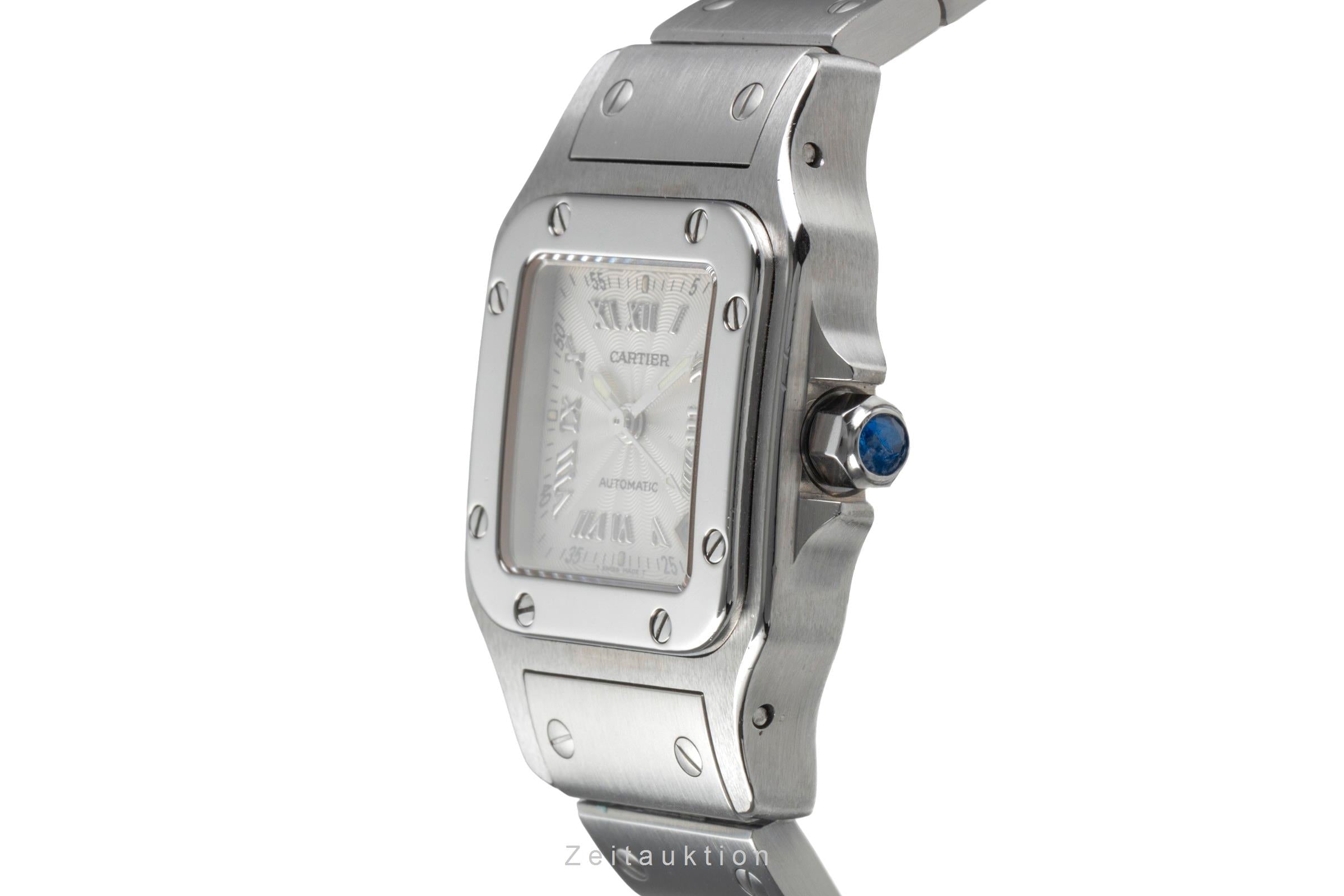 Cartier Santos acero automático reloj para damas  W20044D6  [2406091]