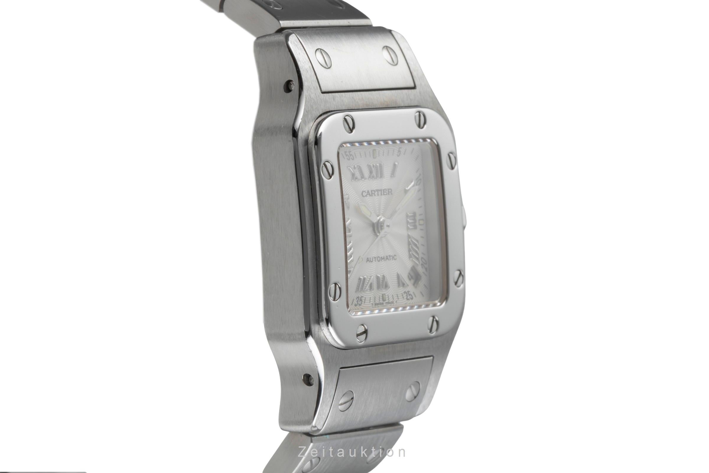 Cartier Santos acero automático reloj para damas  W20044D6  [2406091]