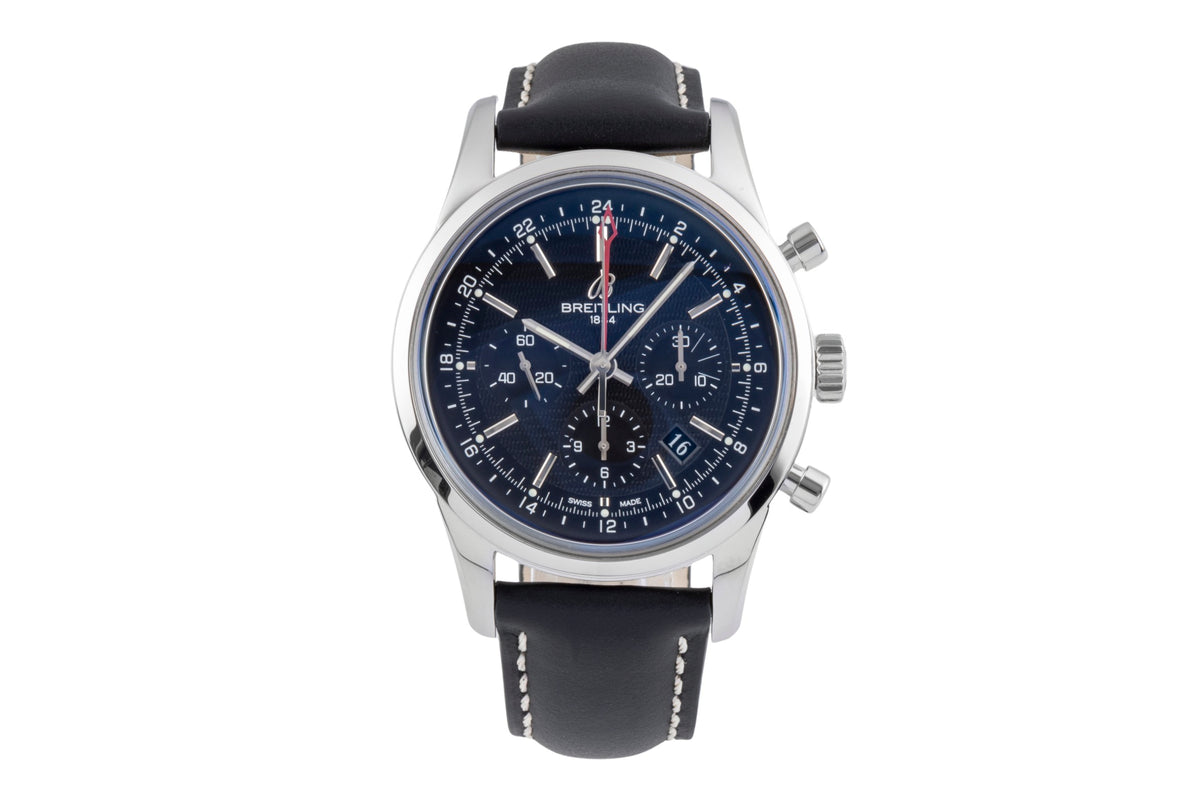 Breitling Transocean chronograph steel automatic men's watch AB045112/BC67 Limited  [2406097]