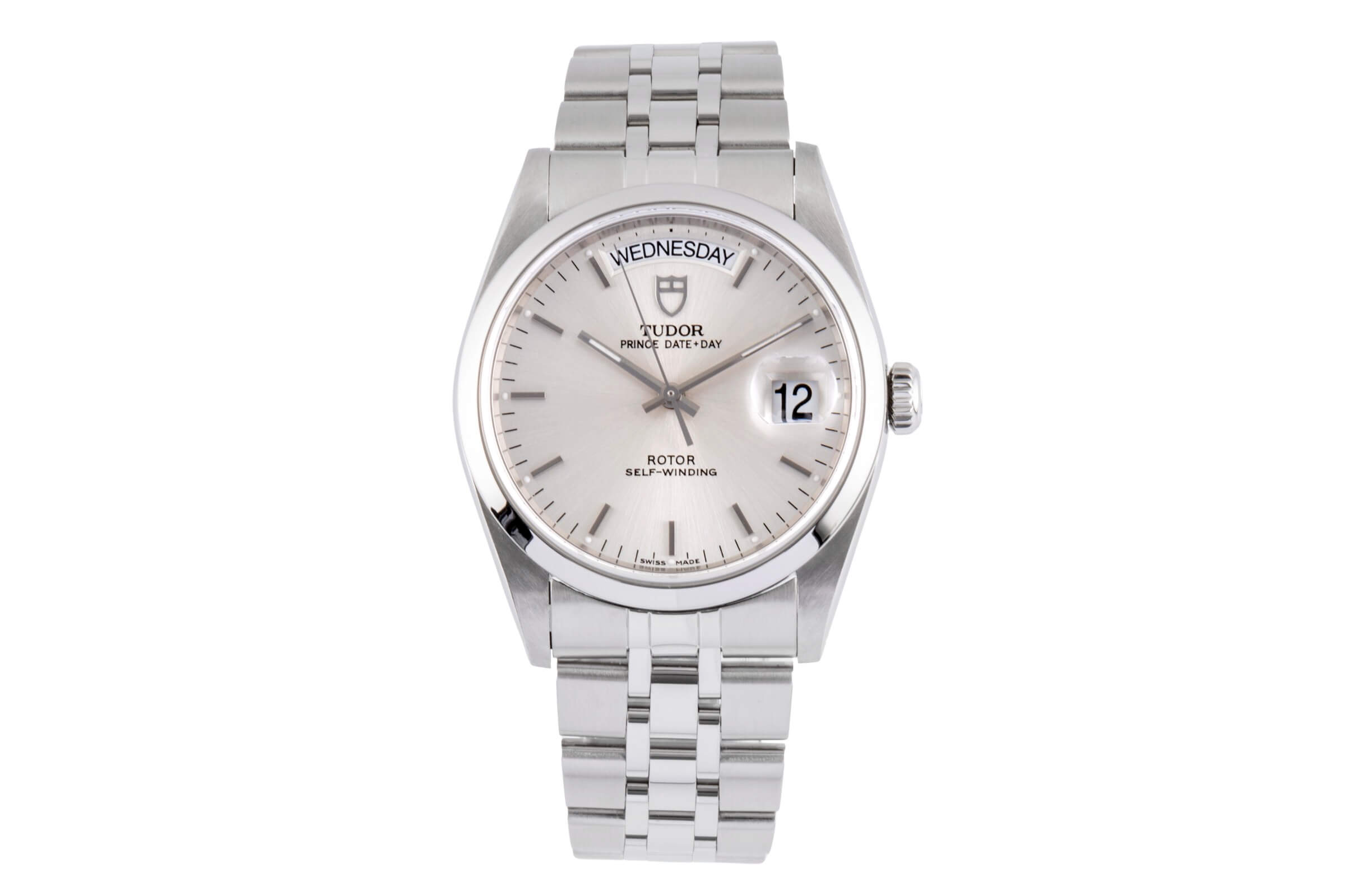 Tudor Date-Day steel automatic men's watch 76200  [2406102]