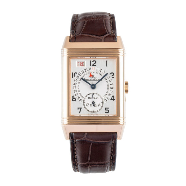 Jaeger LeCoultre Reverso oro rosado de 18 quilates cuerda manual reloj para caballeros 270.2.36 Q273242A  [2406120]