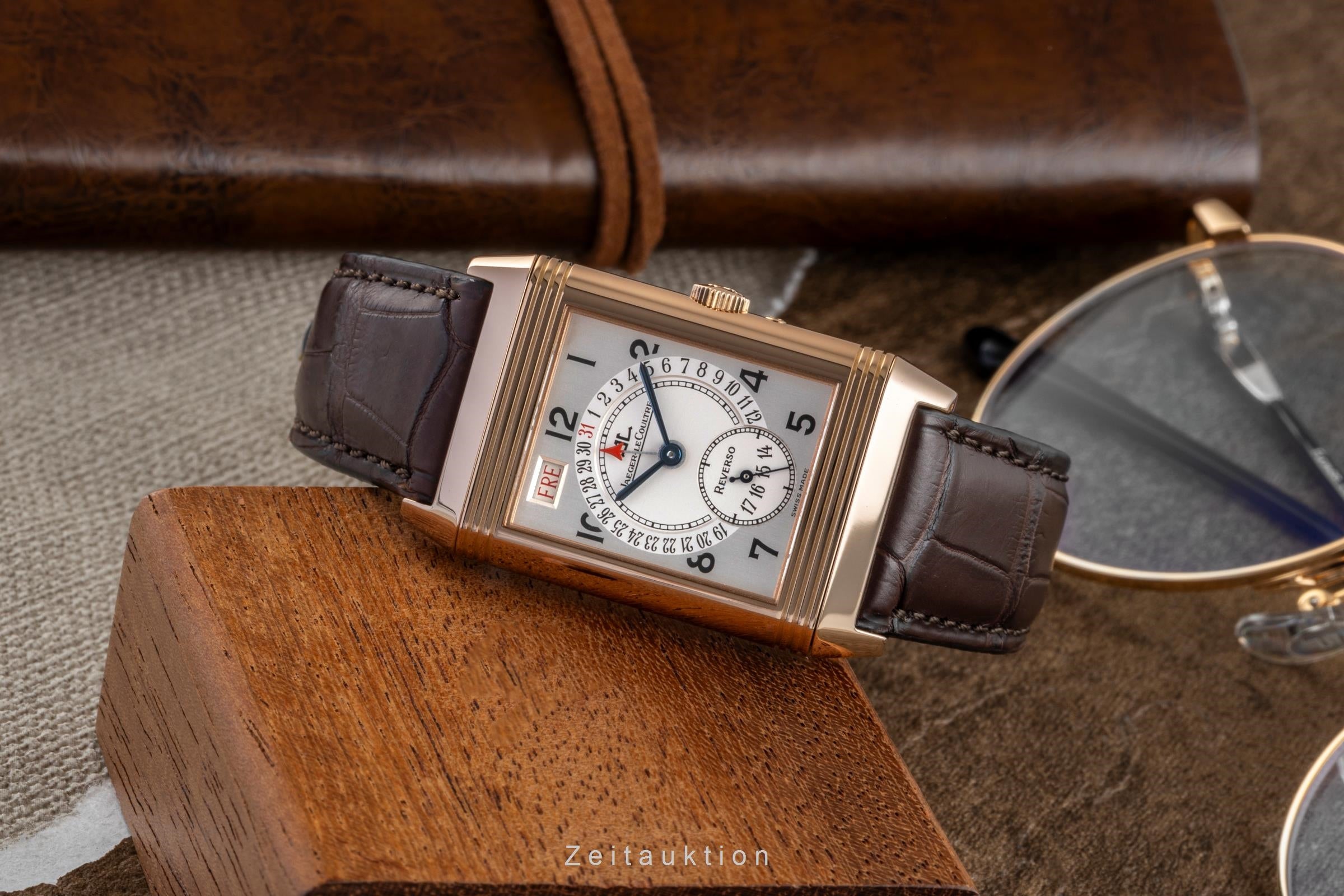 Jaeger LeCoultre Reverso oro rosado de 18 quilates cuerda manual reloj para caballeros 270.2.36 Q273242A  [2406120]