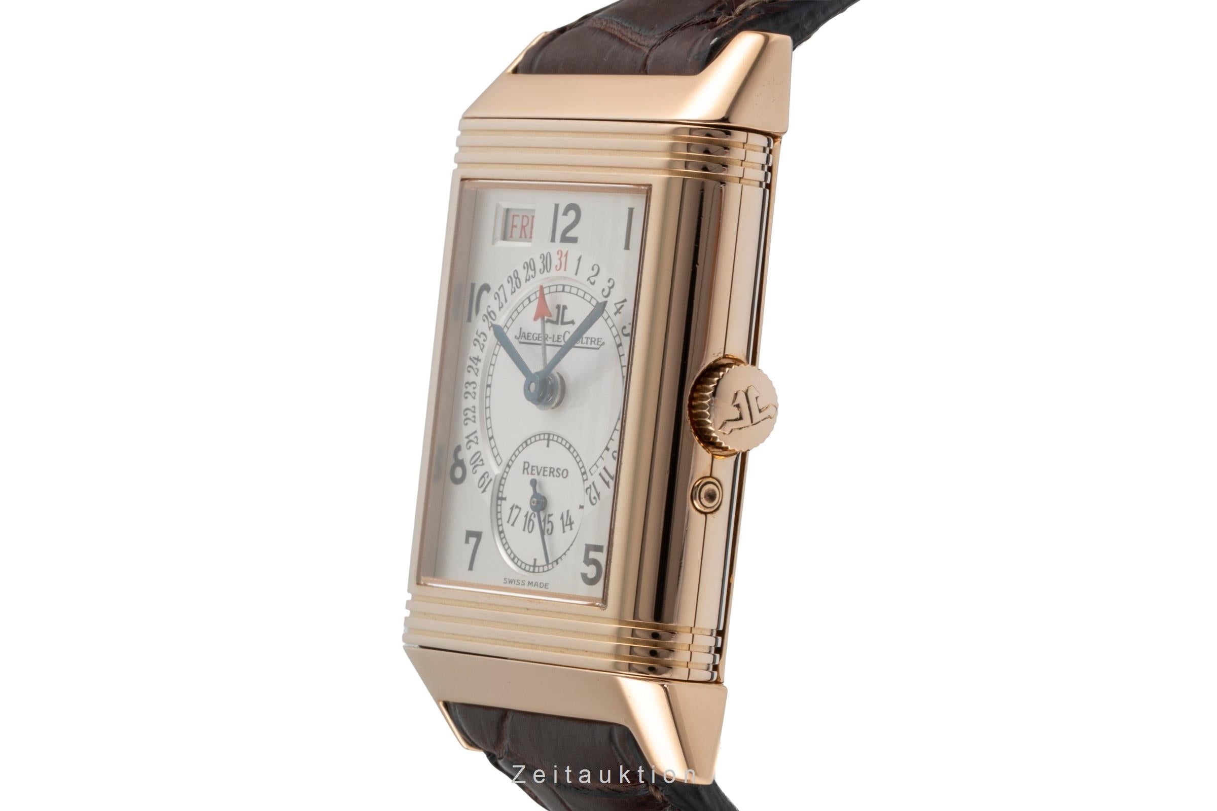 Jaeger LeCoultre Reverso oro rosado de 18 quilates cuerda manual reloj para caballeros 270.2.36 Q273242A  [2406120]