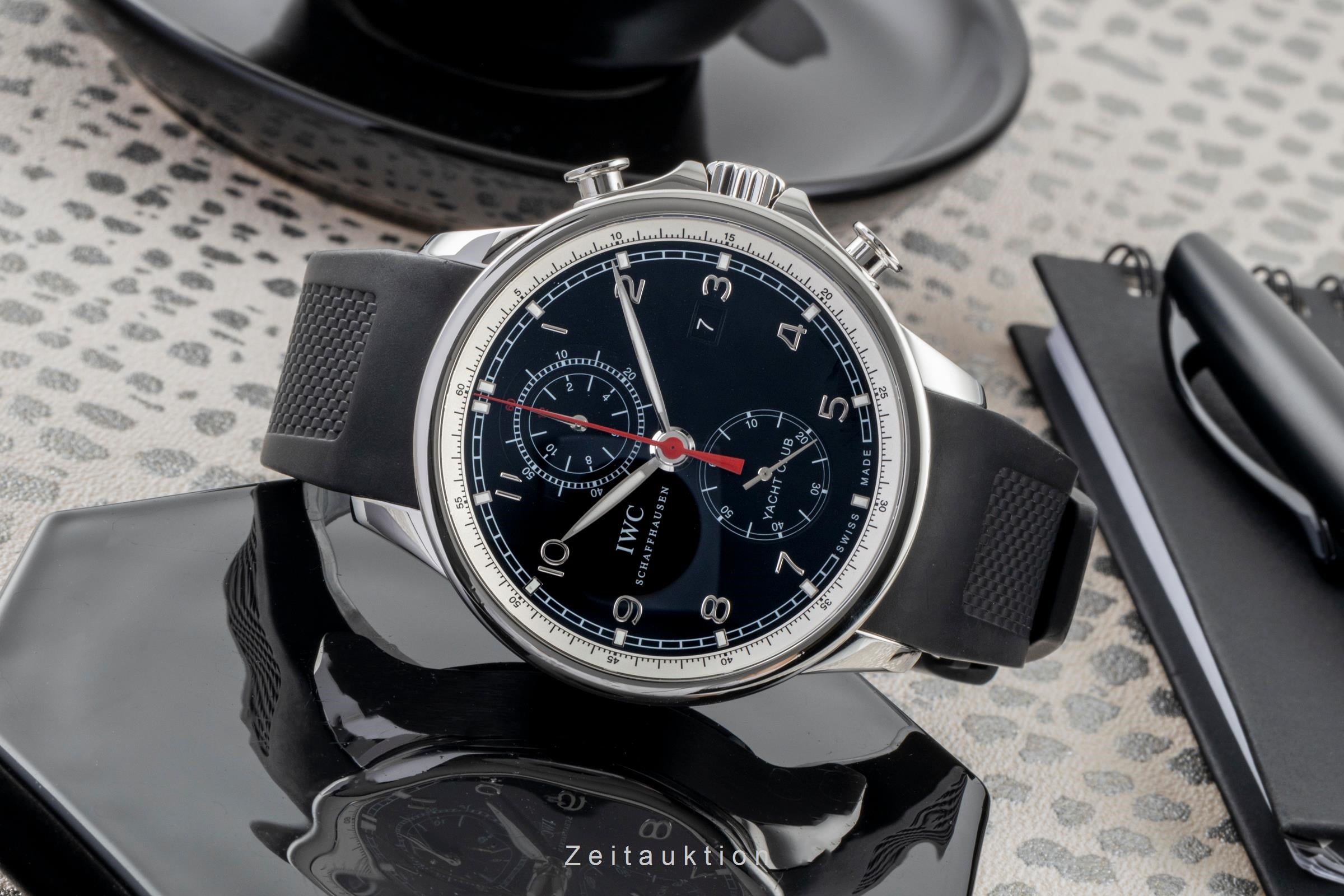 IWC Yachtclub chronographe acier automatique montre pour hommes IW390210 LP: 12900EUR  [2406170]