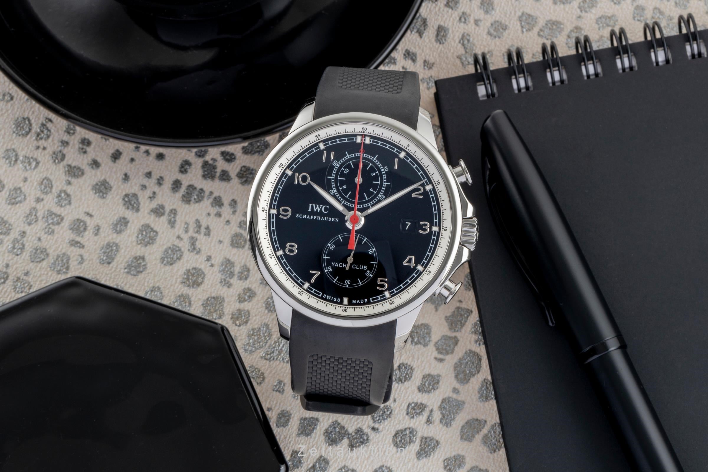 IWC Yachtclub chronographe acier automatique montre pour hommes IW390210 LP: 12900EUR  [2406170]