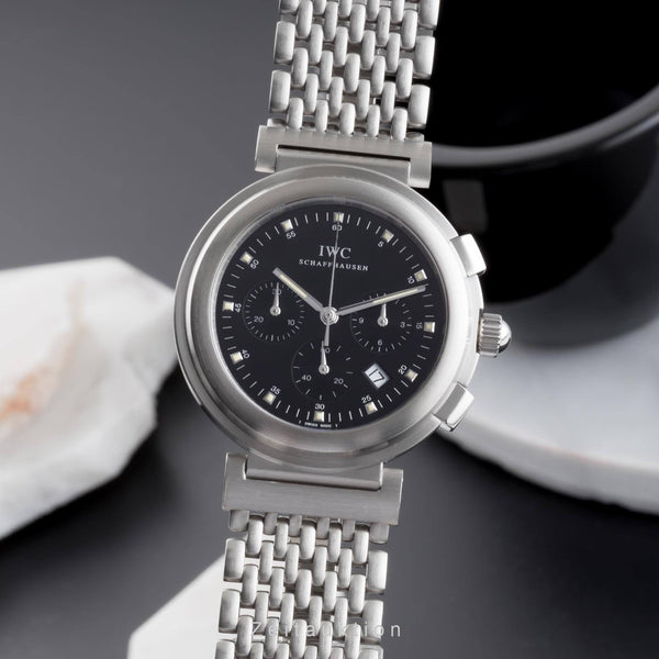 IWC Da Vinci cronografo acciaio quarzo orologio da uomo IW372805  [2406178]