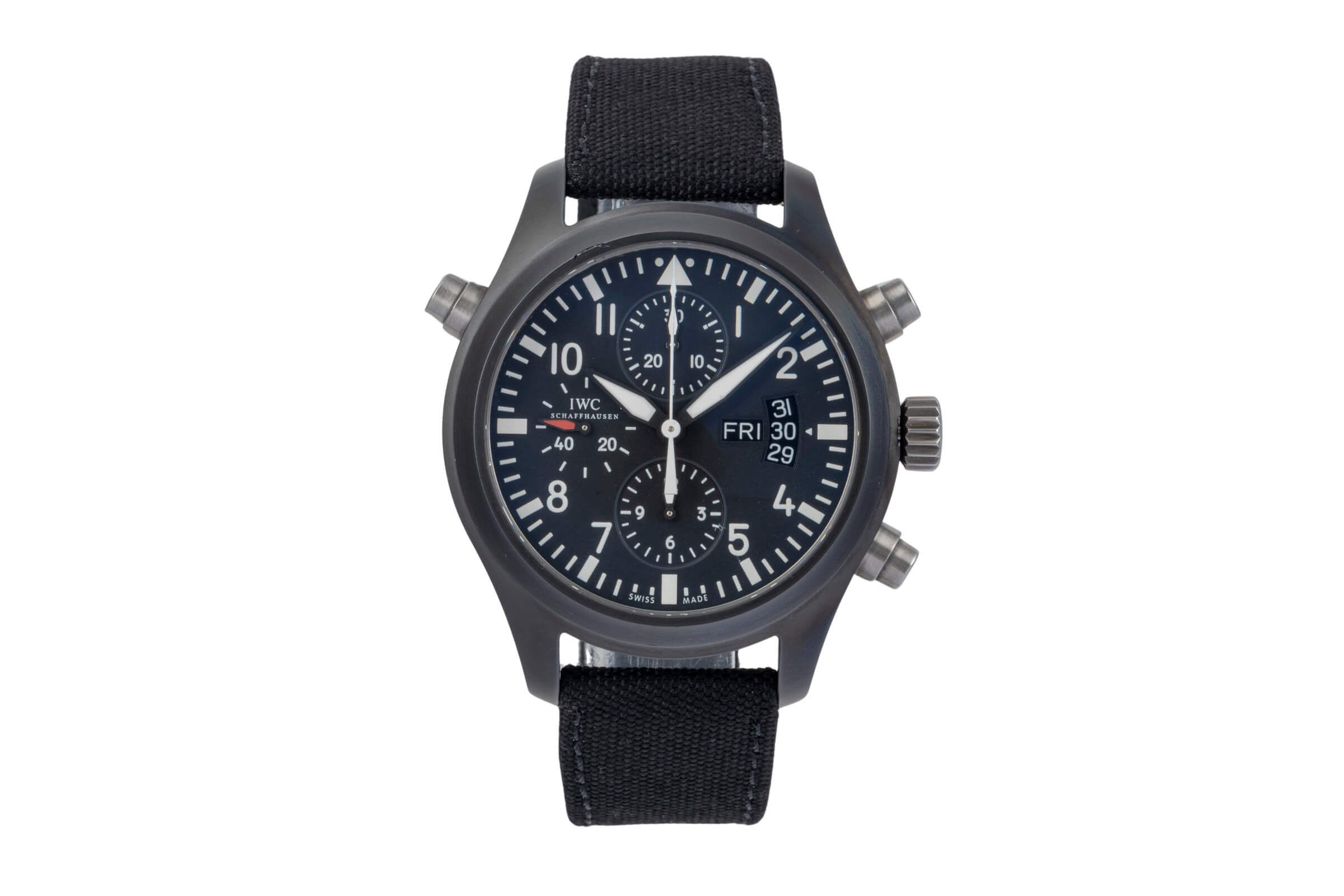 IWC Pilot chronograph ceramic automatic men's watch IW378601 Limited  [2406179]