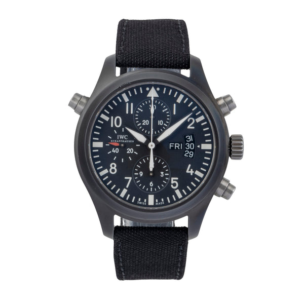 IWC Pilot chronograph ceramic automatic men's watch IW378601 Limited  [2406179]