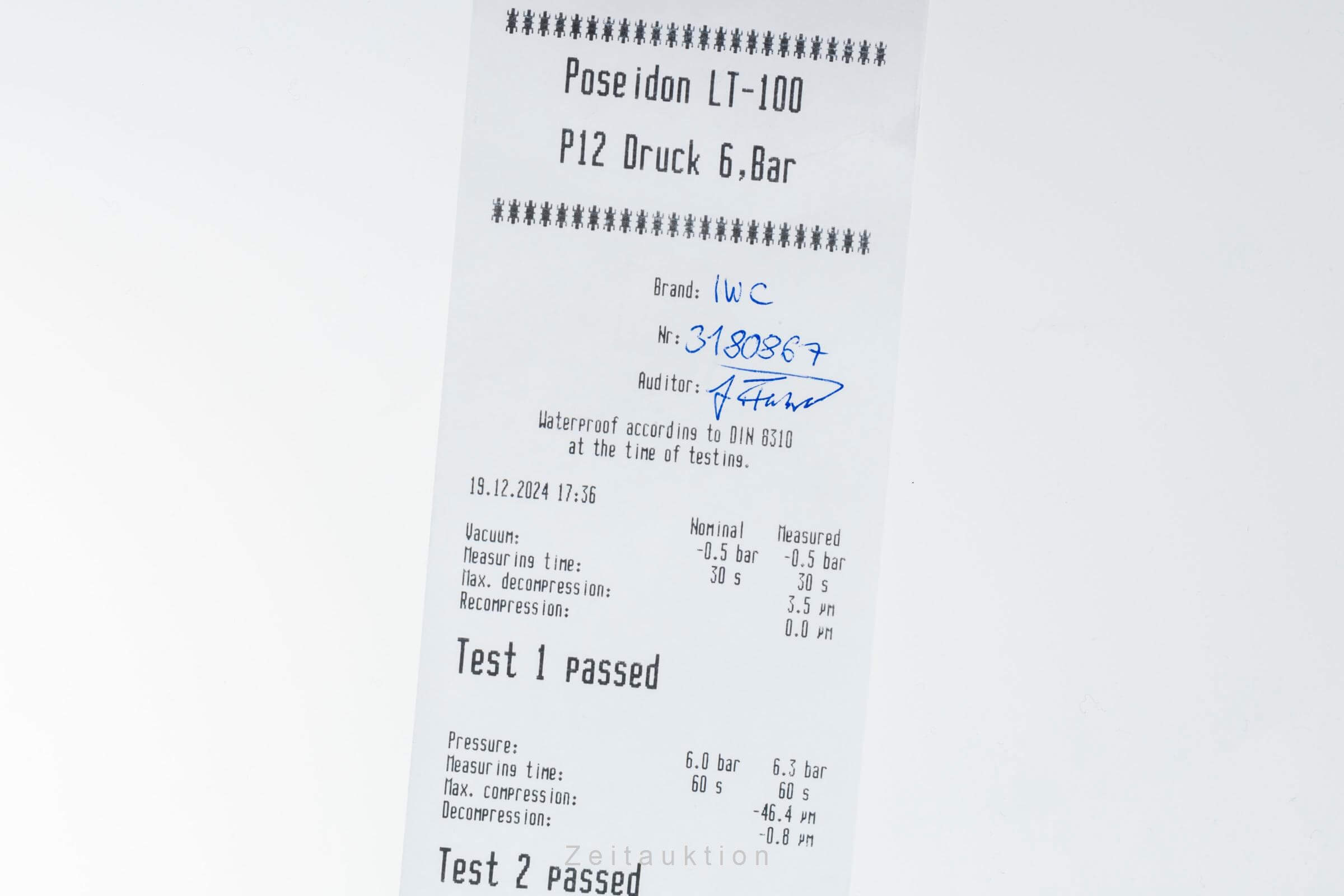 IWC Pilot chronograph ceramic automatic men's watch IW378601 Limited  [2406179]