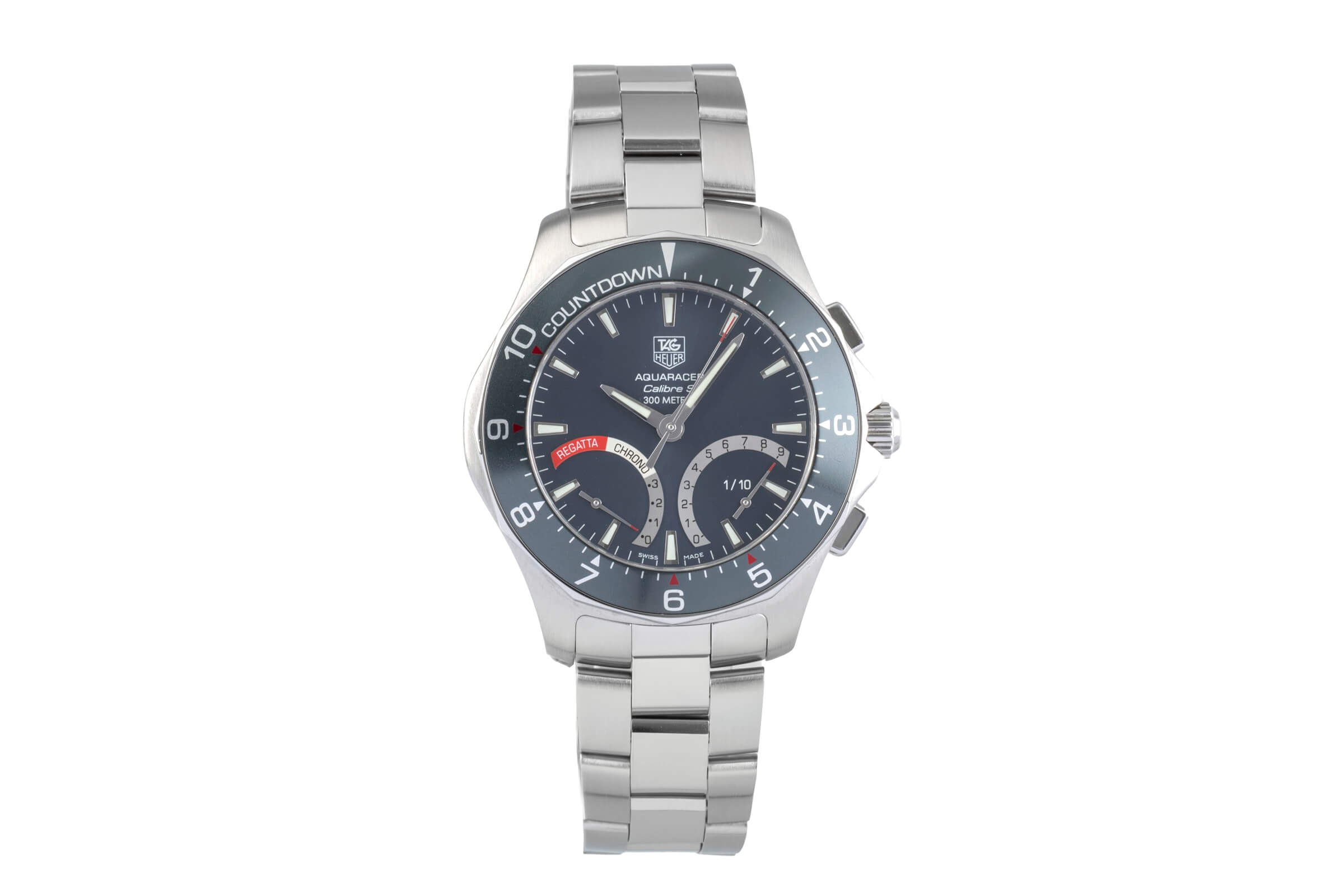 Tag Heuer Aquaracer chronograph steel quartz Kal. S Ref. CAF7111