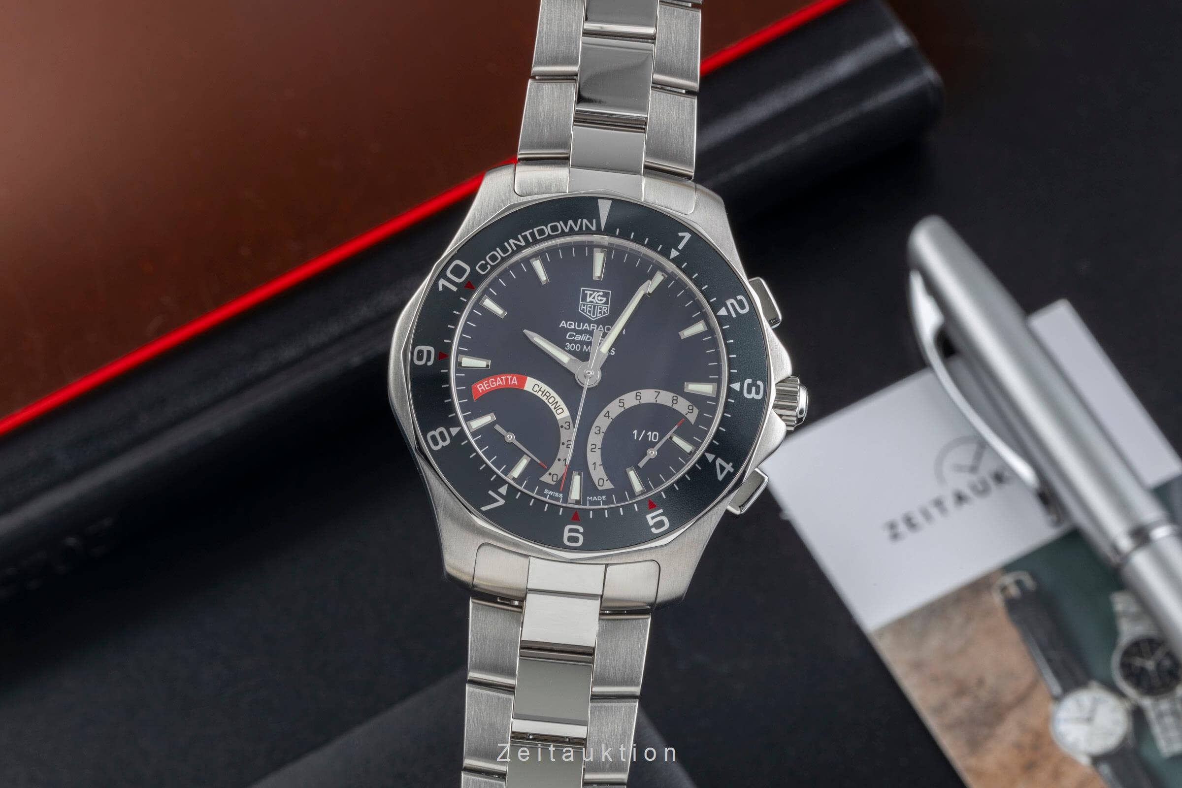 Tag Heuer Aquaracer cronografo acciaio quarzo orologio da uomo CAF7111.BA0803  [2406181]