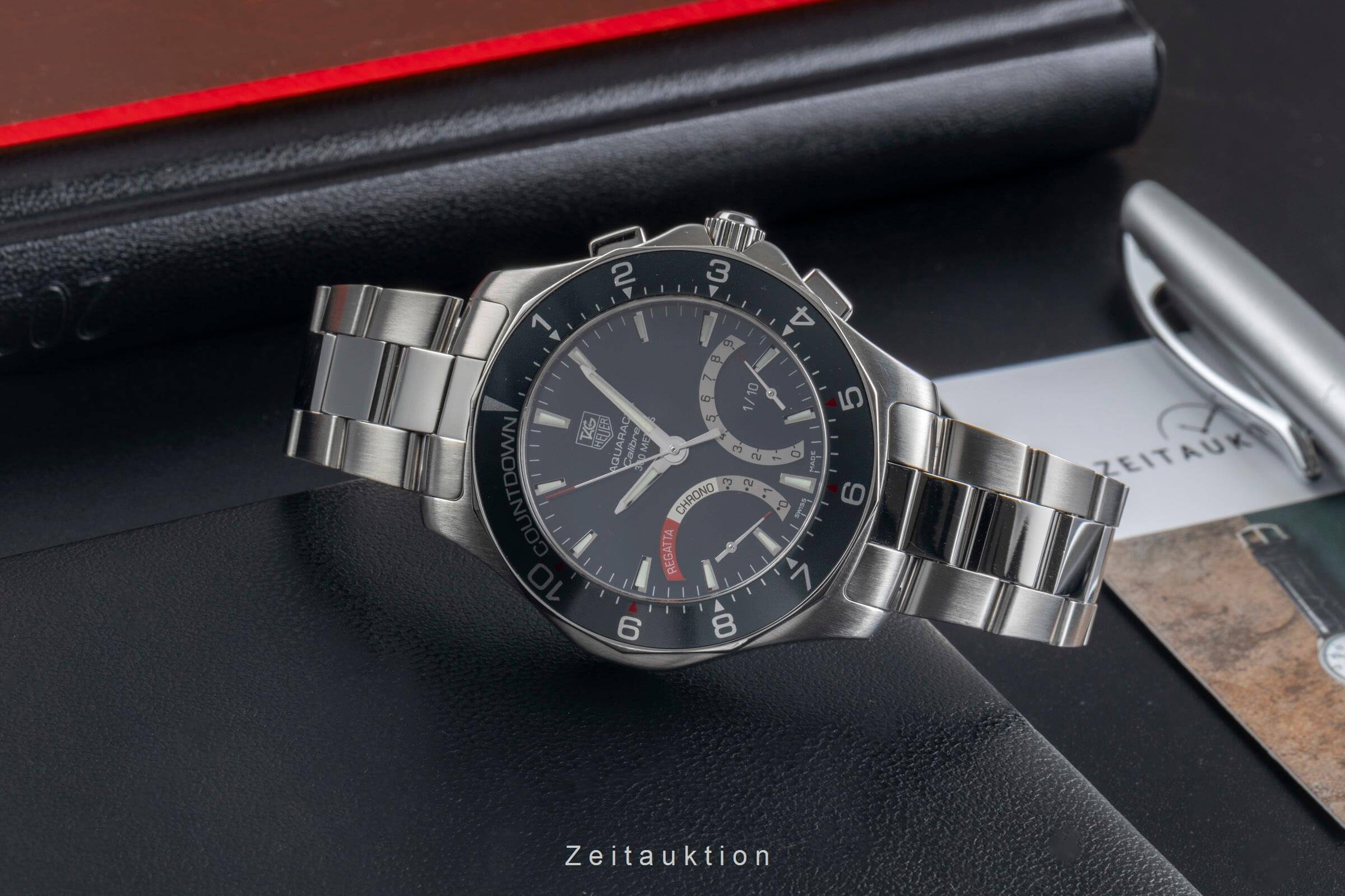 Tag Heuer Aquaracer chronograph steel quartz Kal. S Ref. CAF7111