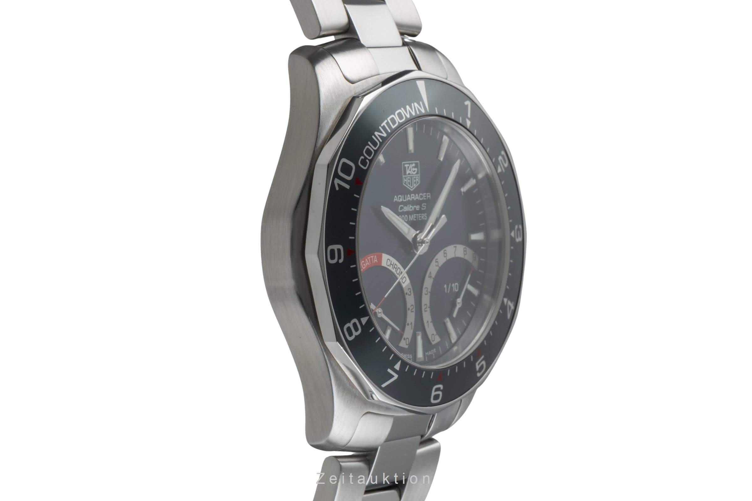 Tag Heuer Aquaracer chronograph steel quartz Kal. S Ref. CAF7111