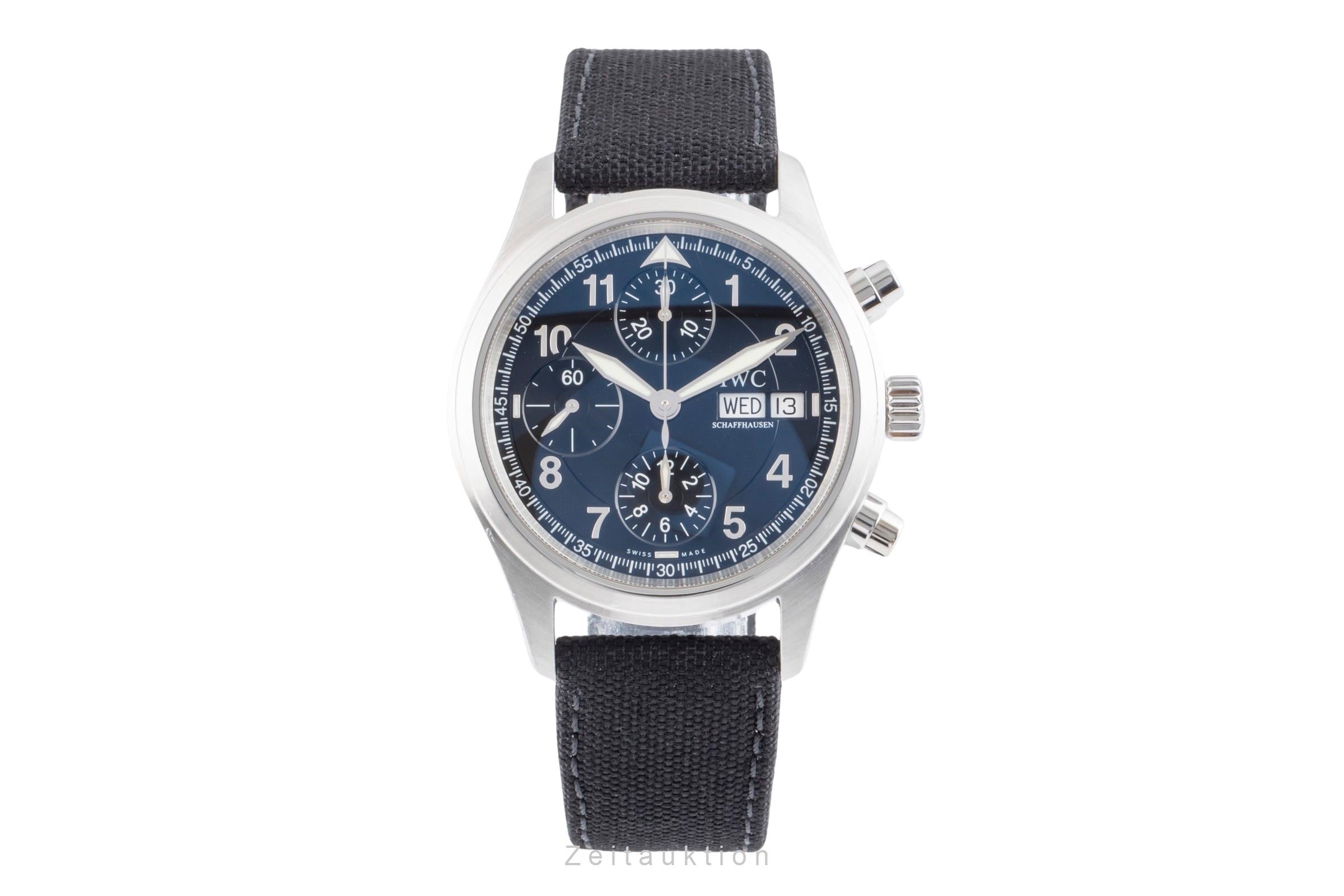 IWC Spitfire chronograph steel automatic men's watch IW370613  [2406185]