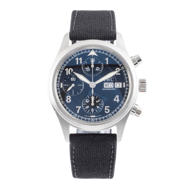 IWC Spitfire chronograph steel automatic men's watch IW370613  [2406185]