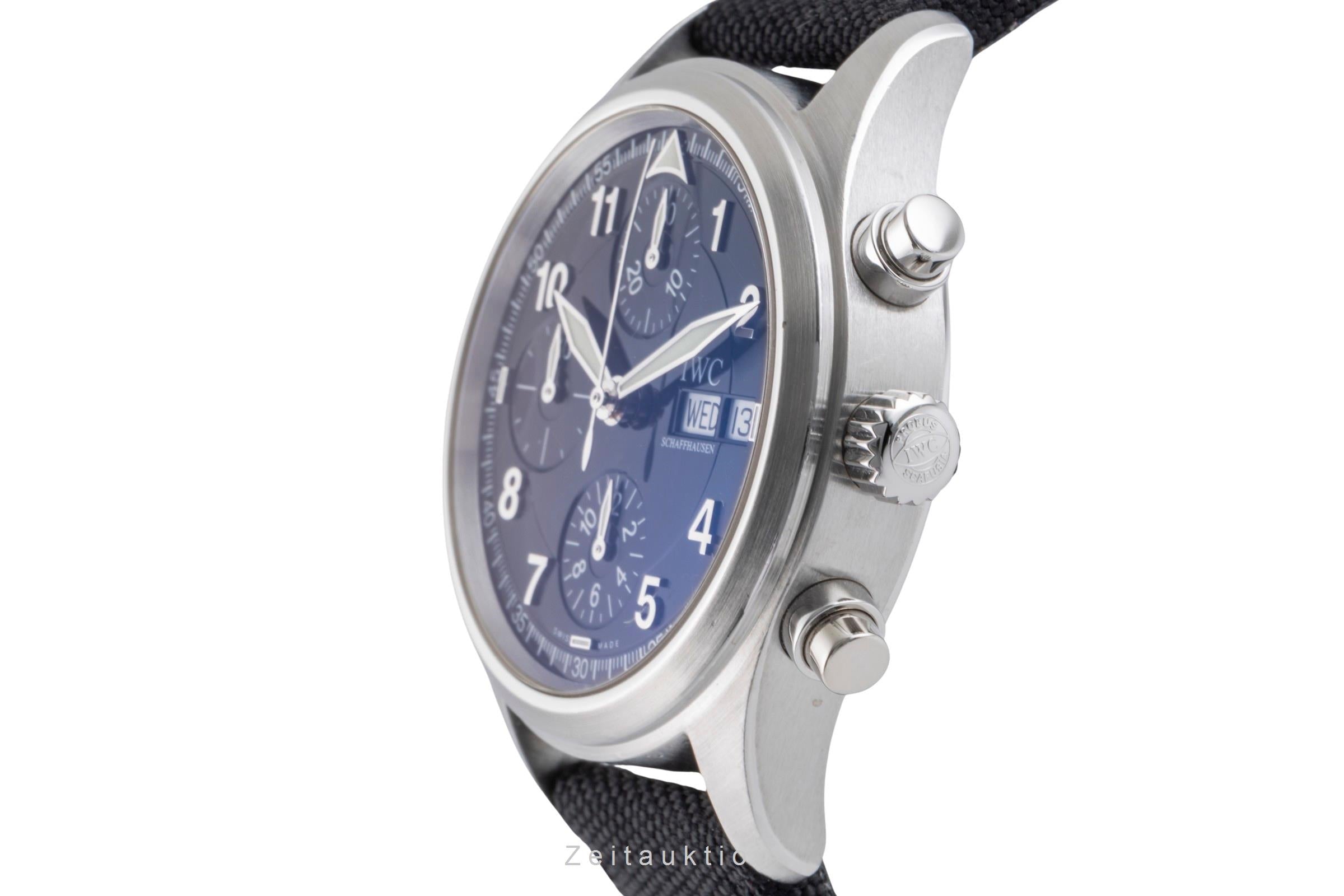 IWC Spitfire chronograph steel automatic men's watch IW370613  [2406185]