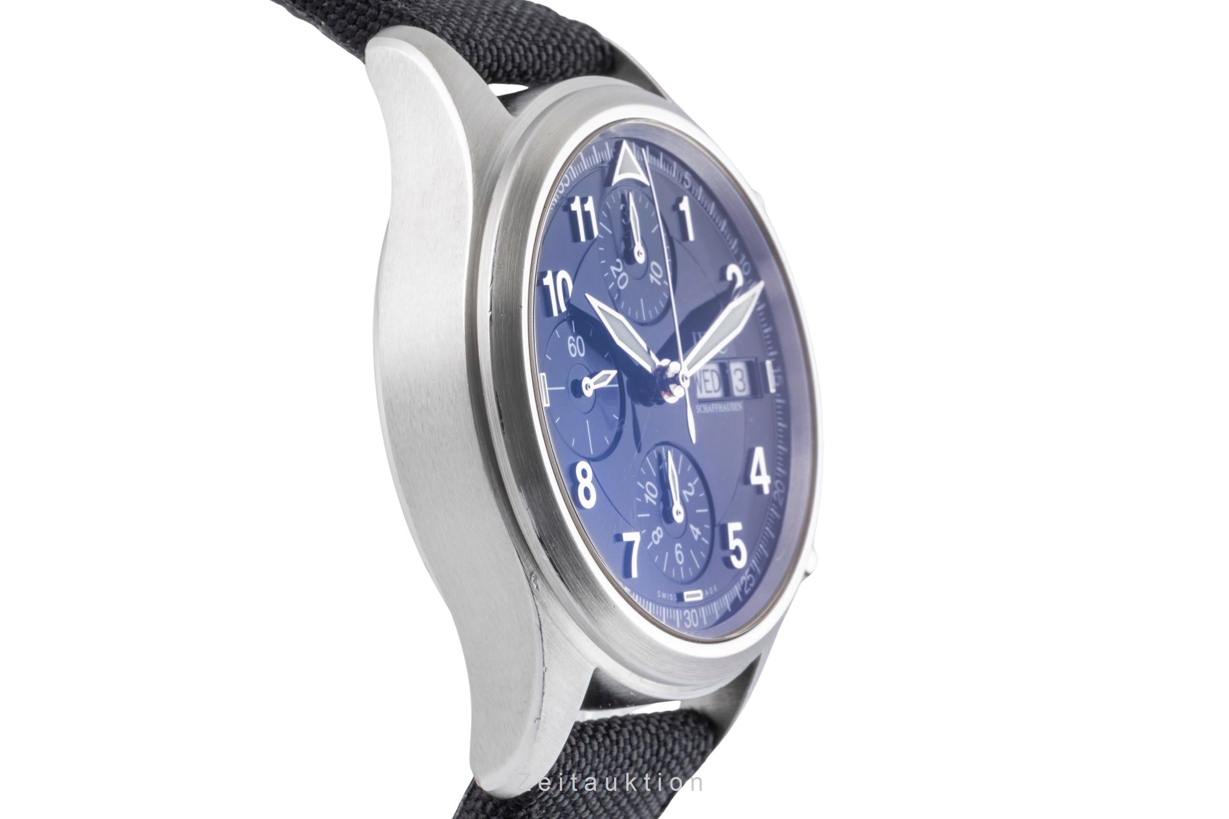 IWC Spitfire chronograph steel automatic men's watch IW370613  [2406185]