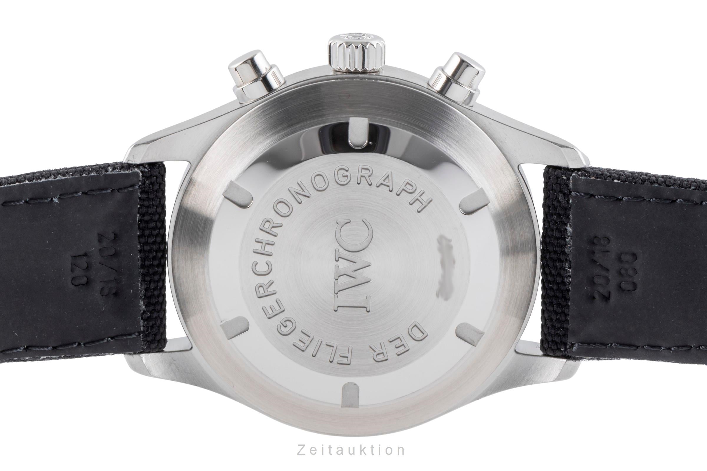 IWC Spitfire chronograph steel automatic men's watch IW370613  [2406185]