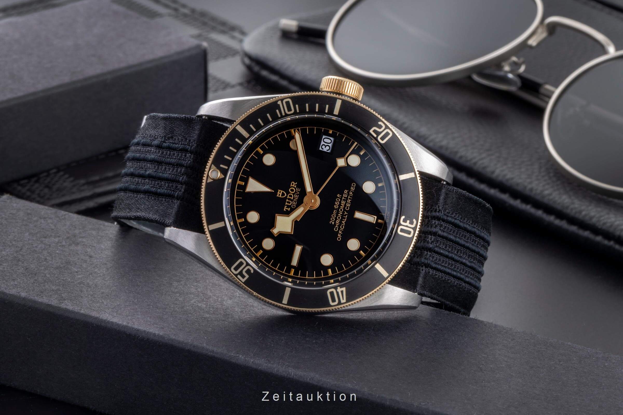 Tudor Black Bay acier / or  automatique montre pour hommes 79733  [2406188]