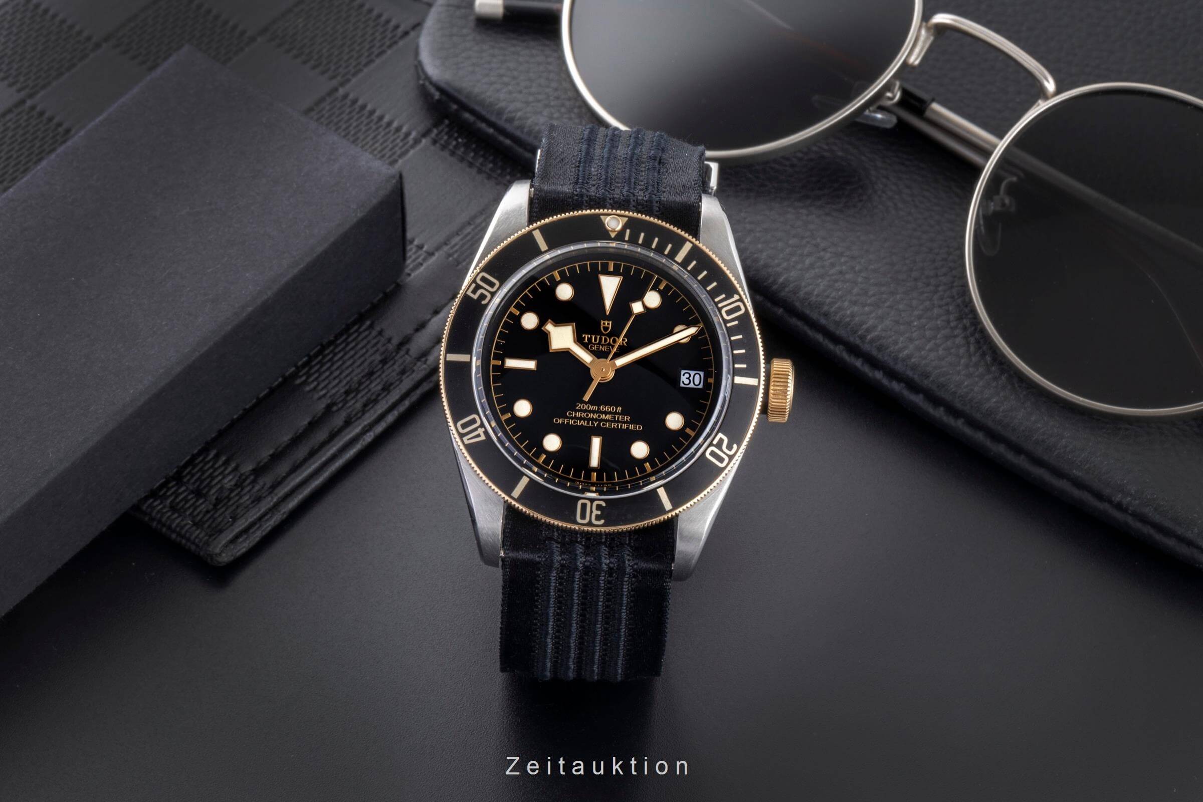 Tudor Black Bay acier / or  automatique montre pour hommes 79733  [2406188]