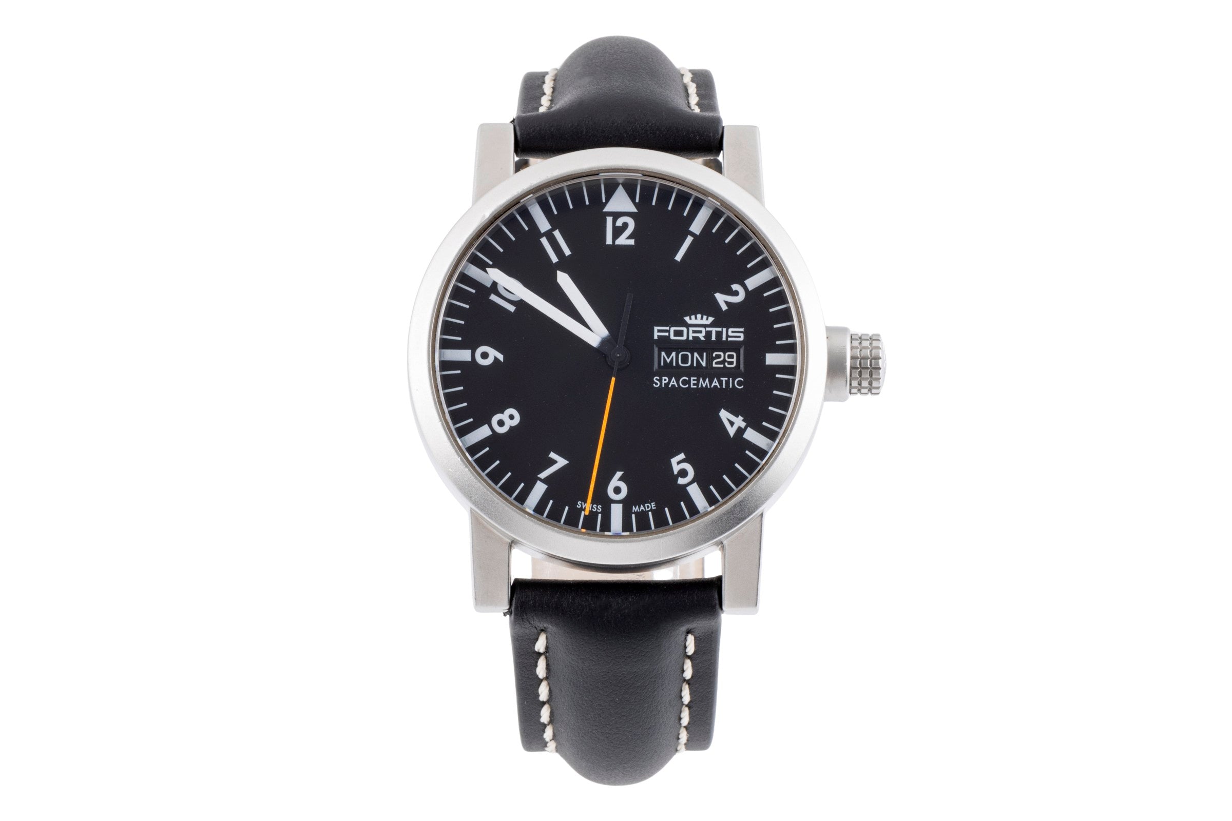 Fortis Spacematic steel automatic men's watch 623.22.158  [2406195]