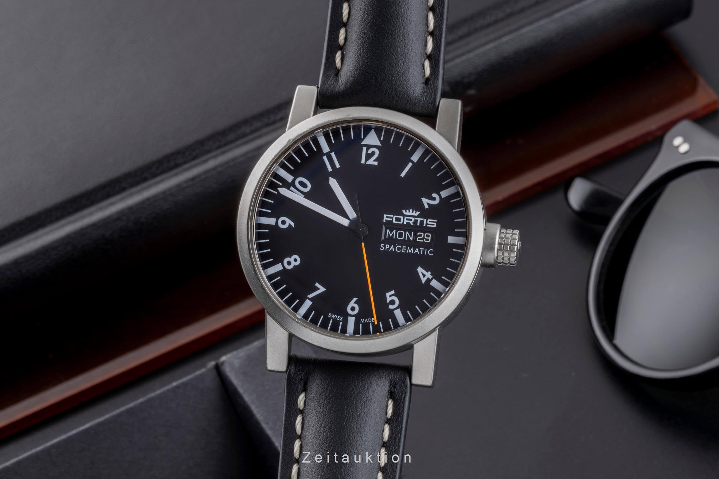 Fortis Spacematic steel automatic men's watch 623.22.158  [2406195]