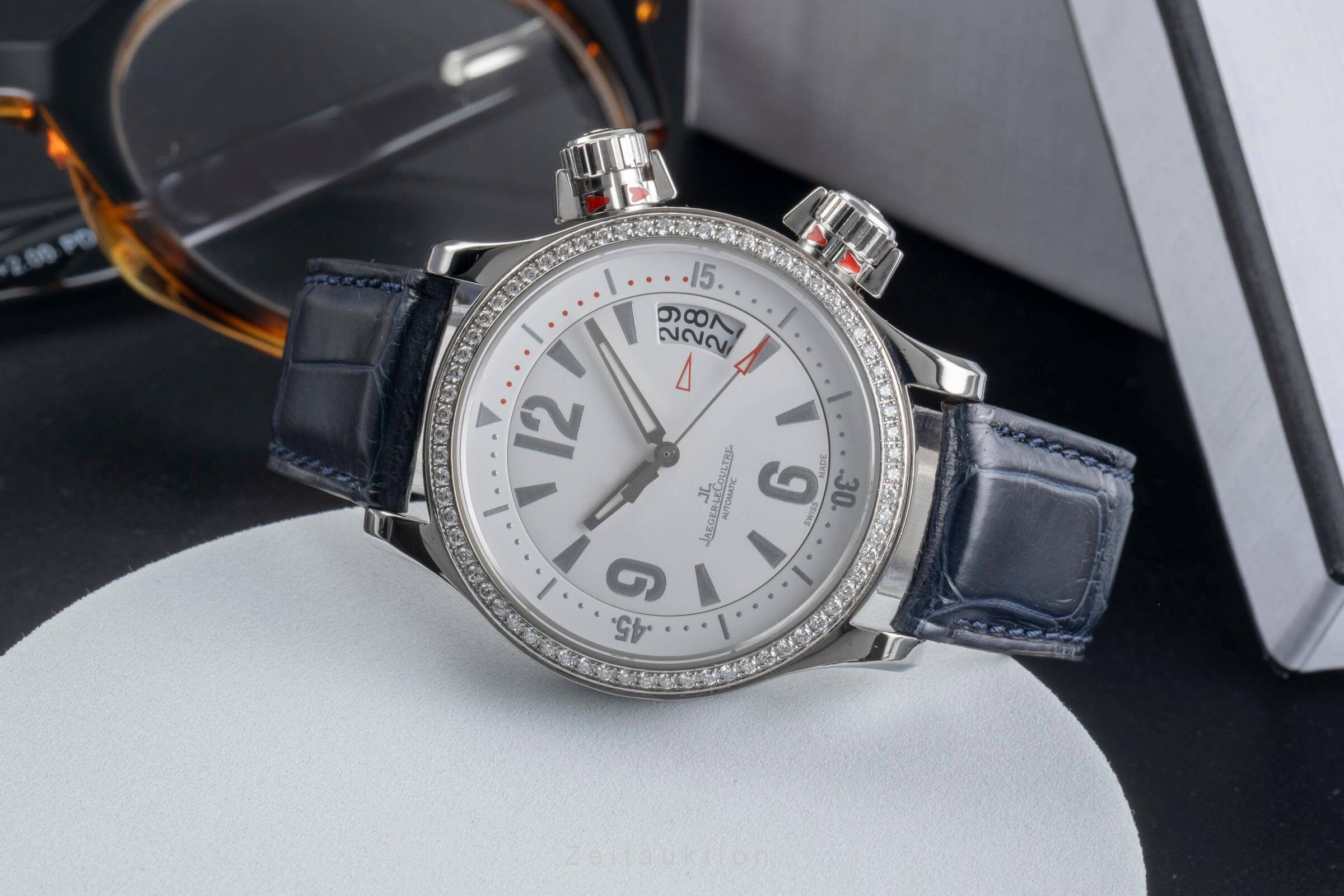 Jaeger LeCoultre Master Compressor acero automático reloj para damas  148.8.60  [2406210]