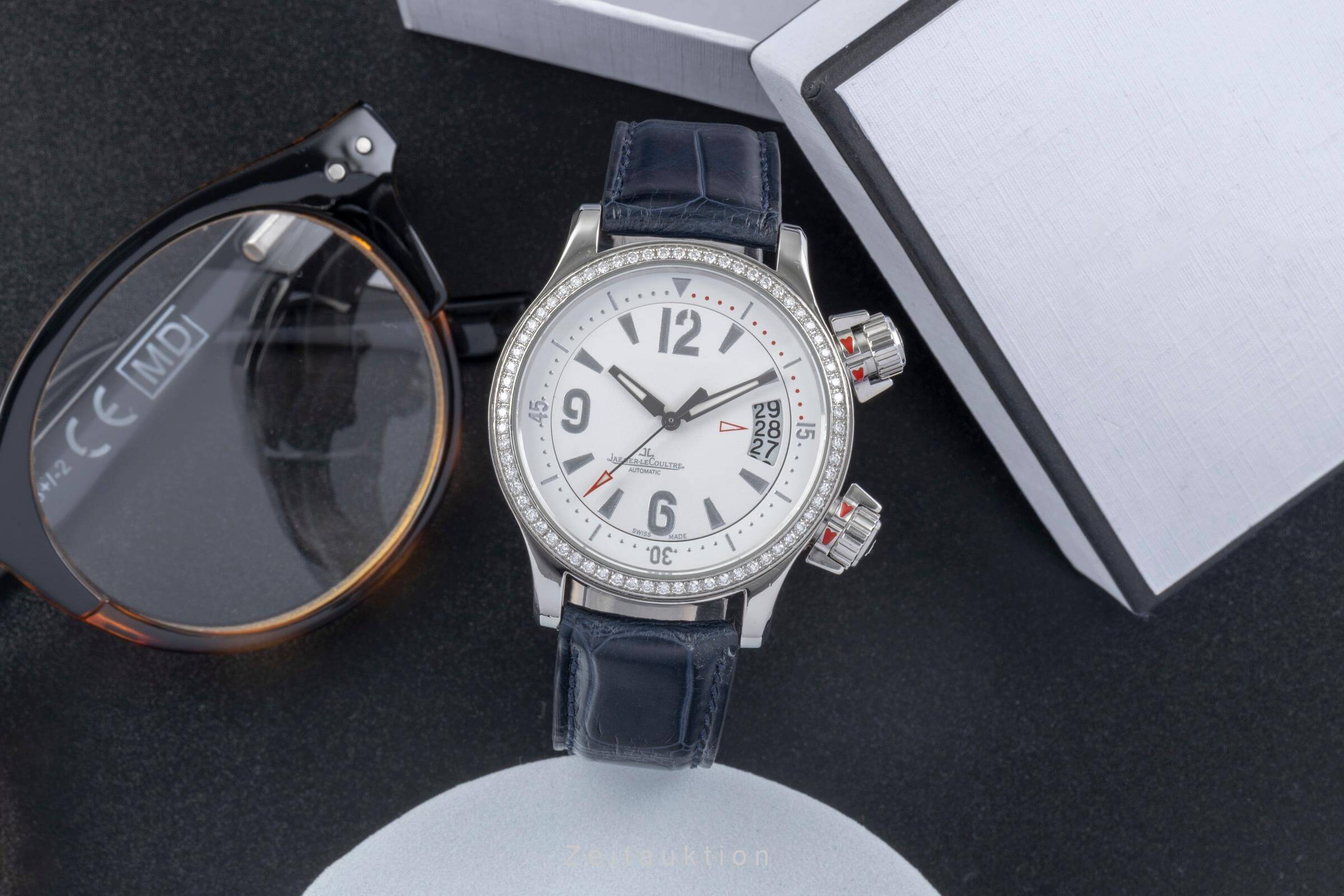 Jaeger LeCoultre Master Compressor acero automático reloj para damas  148.8.60  [2406210]