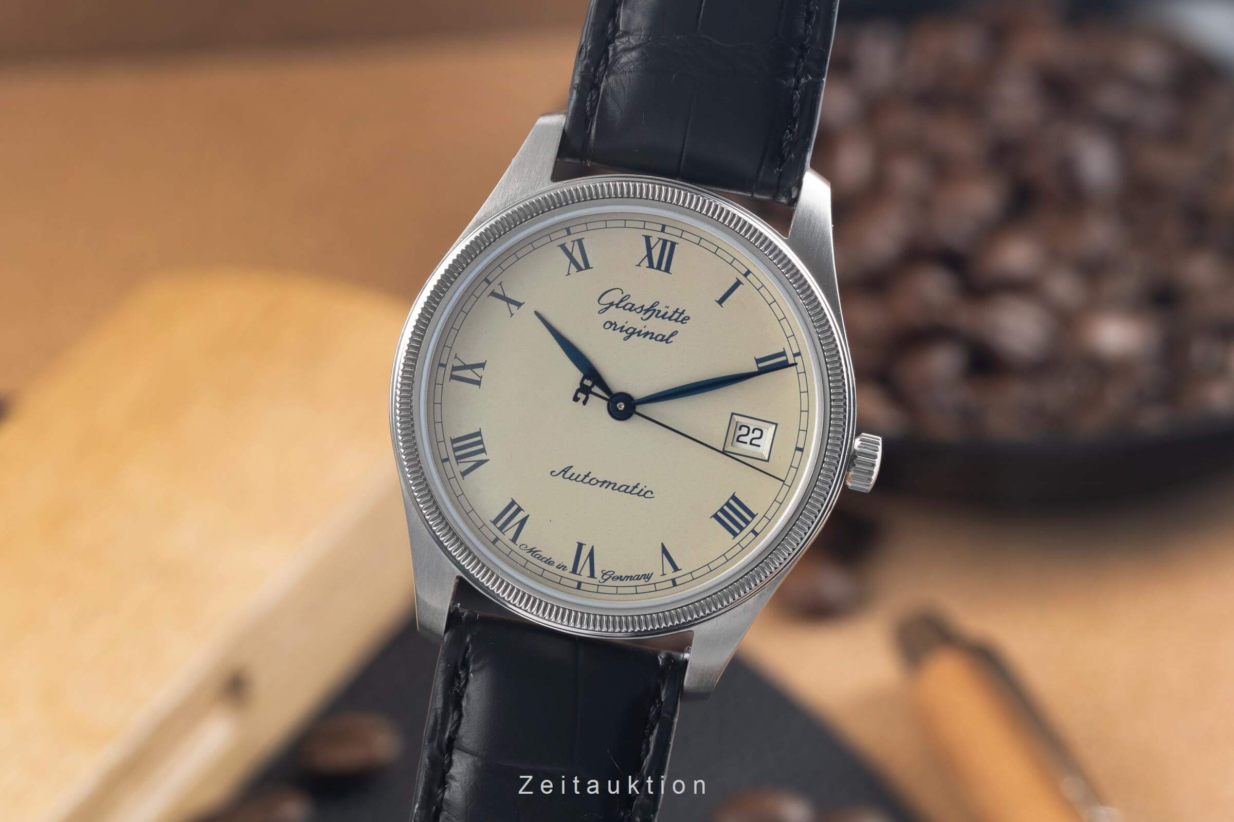 Glashütte Klassik acier automatique montre pour hommes 10-33-02-0304  [2406303]