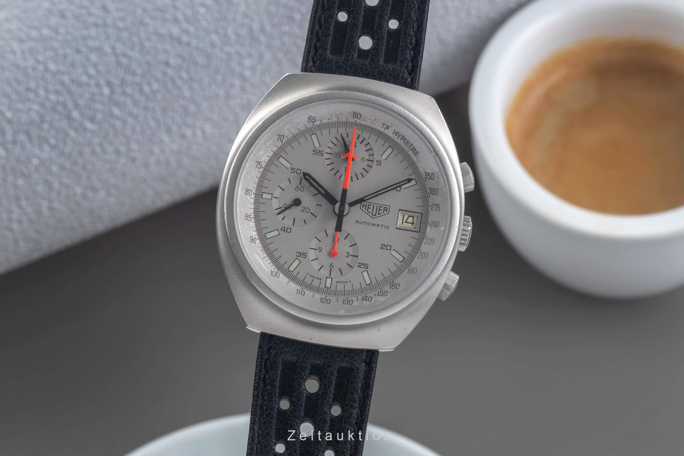 HEUER 懐中時計 クォーツ シルバーカラー Heuer * chronograph steel automatic Ref. 510.503 VINTAGE | 2406314