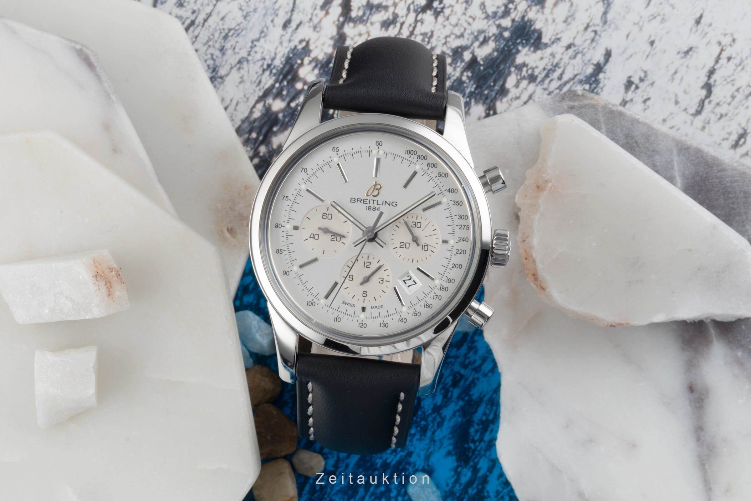 Breitling Transocean Chronograph Stahl Automatik Herrenuhr Ref. AB015112/G71  [2406315]