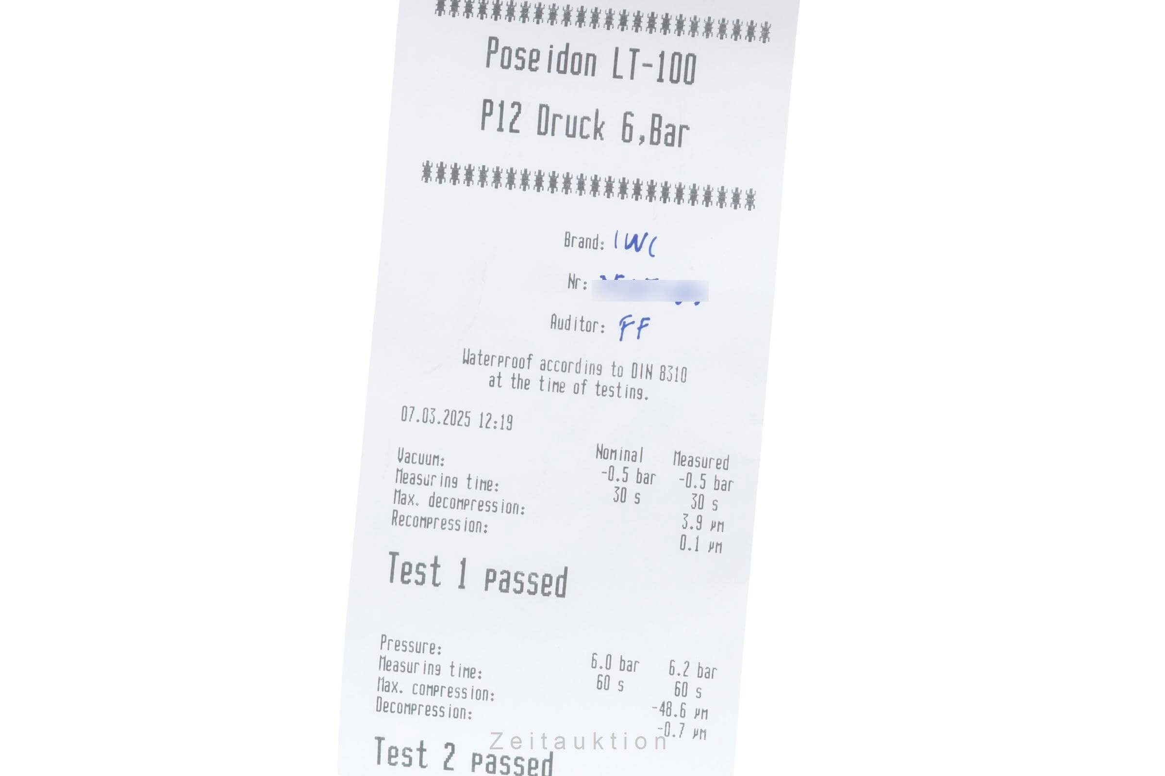 IWC Mark XVI acciaio automatismo orologio da uomo IW325504  [2406317]