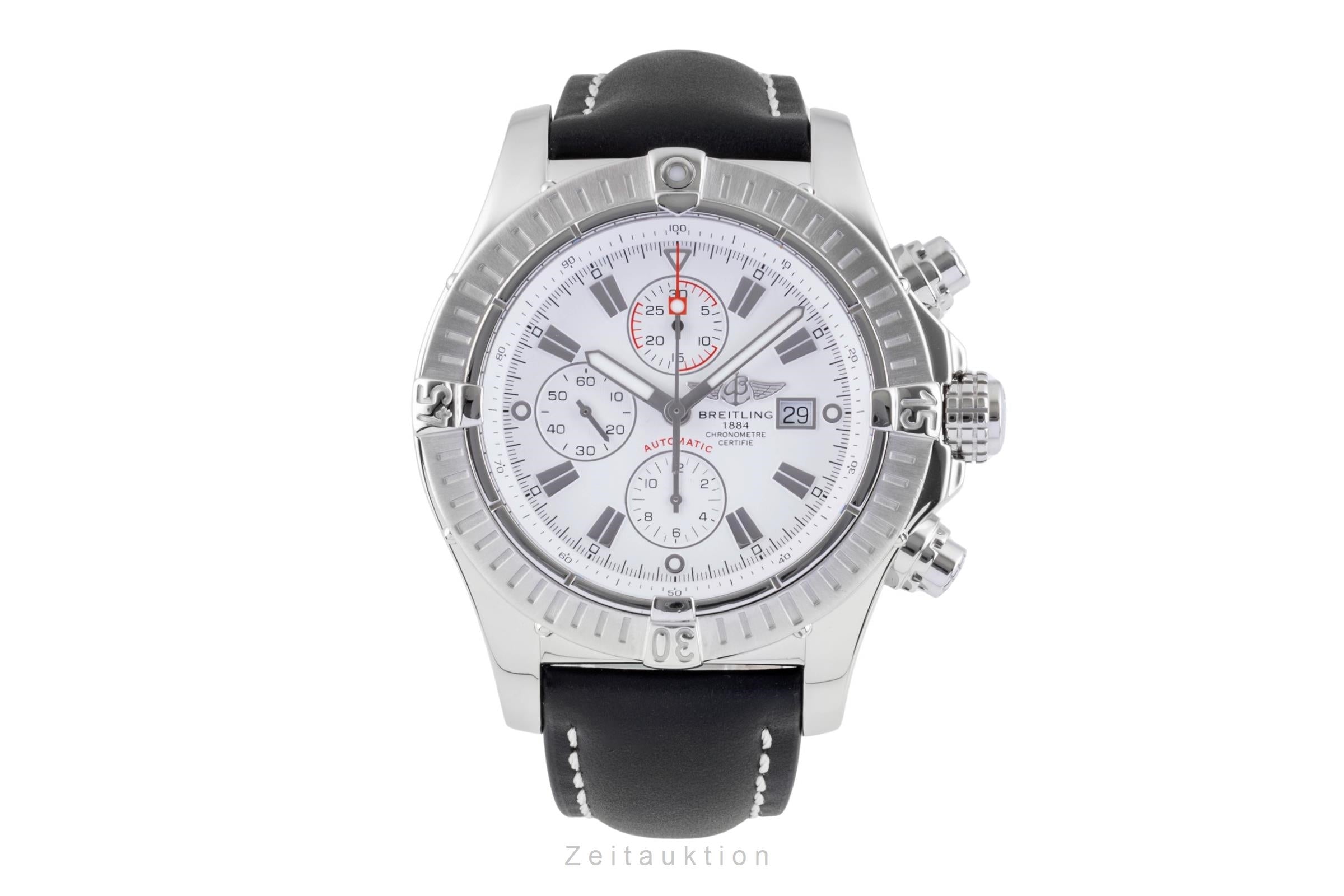 Breitling Super Avenger chronographe acier automatique montre pour hommes A13370  [2406328]