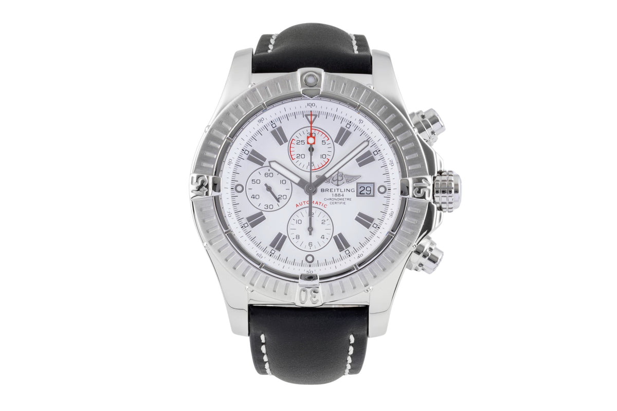 Breitling Super Avenger chronograph steel automatic men's watch A13370  [2406328]