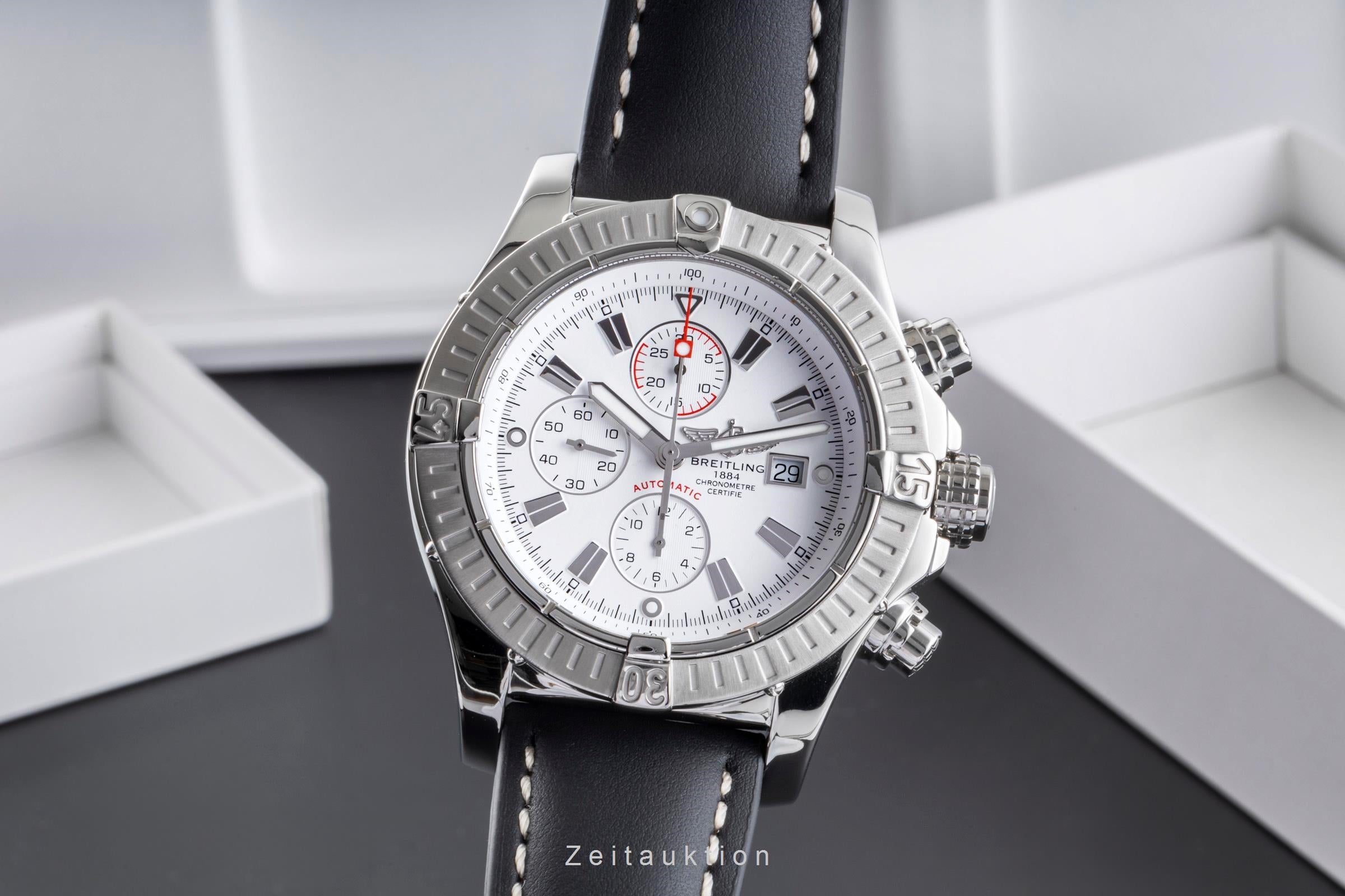 Breitling Super Avenger chronographe acier automatique montre pour hommes A13370  [2406328]