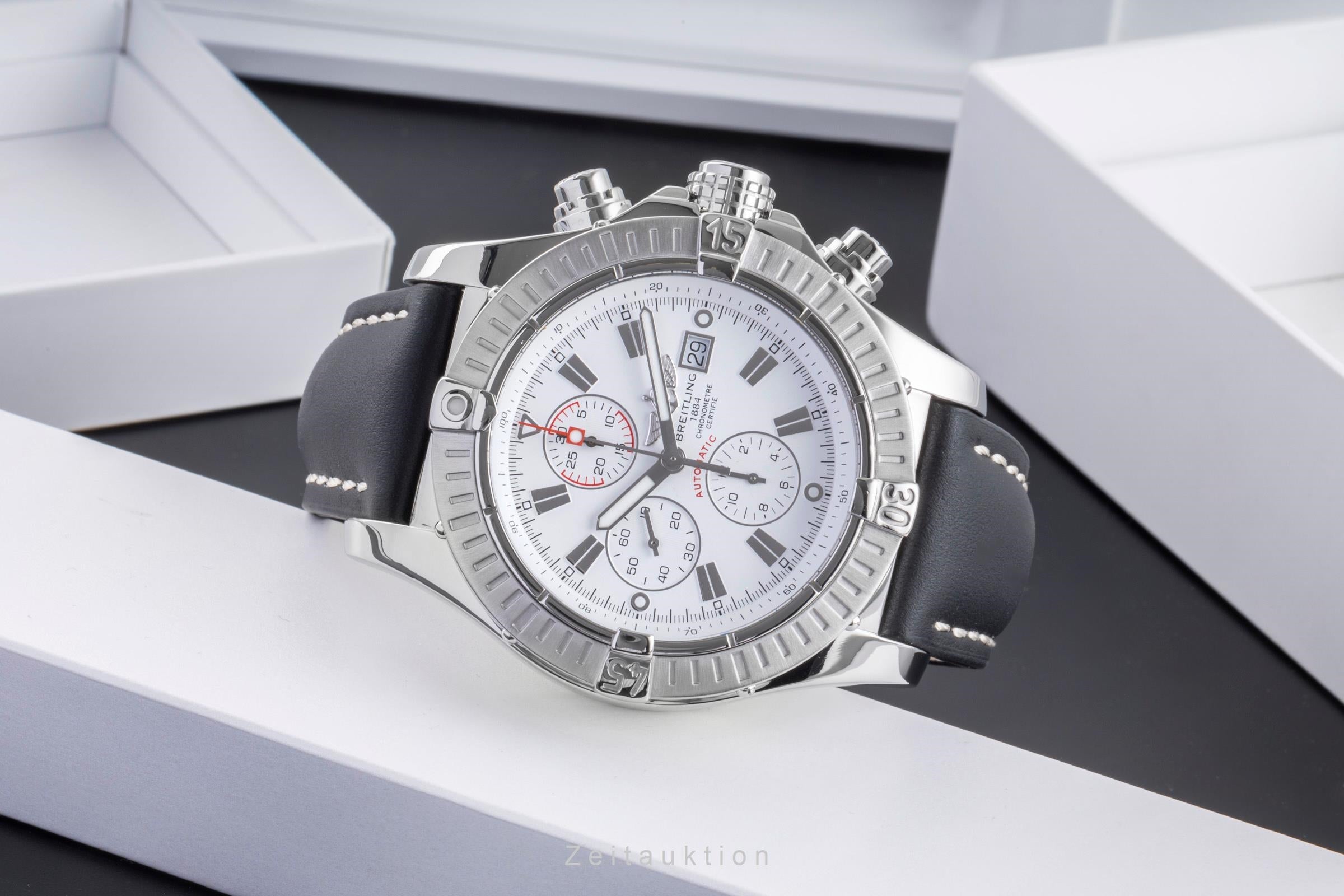 Breitling Super Avenger chronographe acier automatique montre pour hommes A13370  [2406328]
