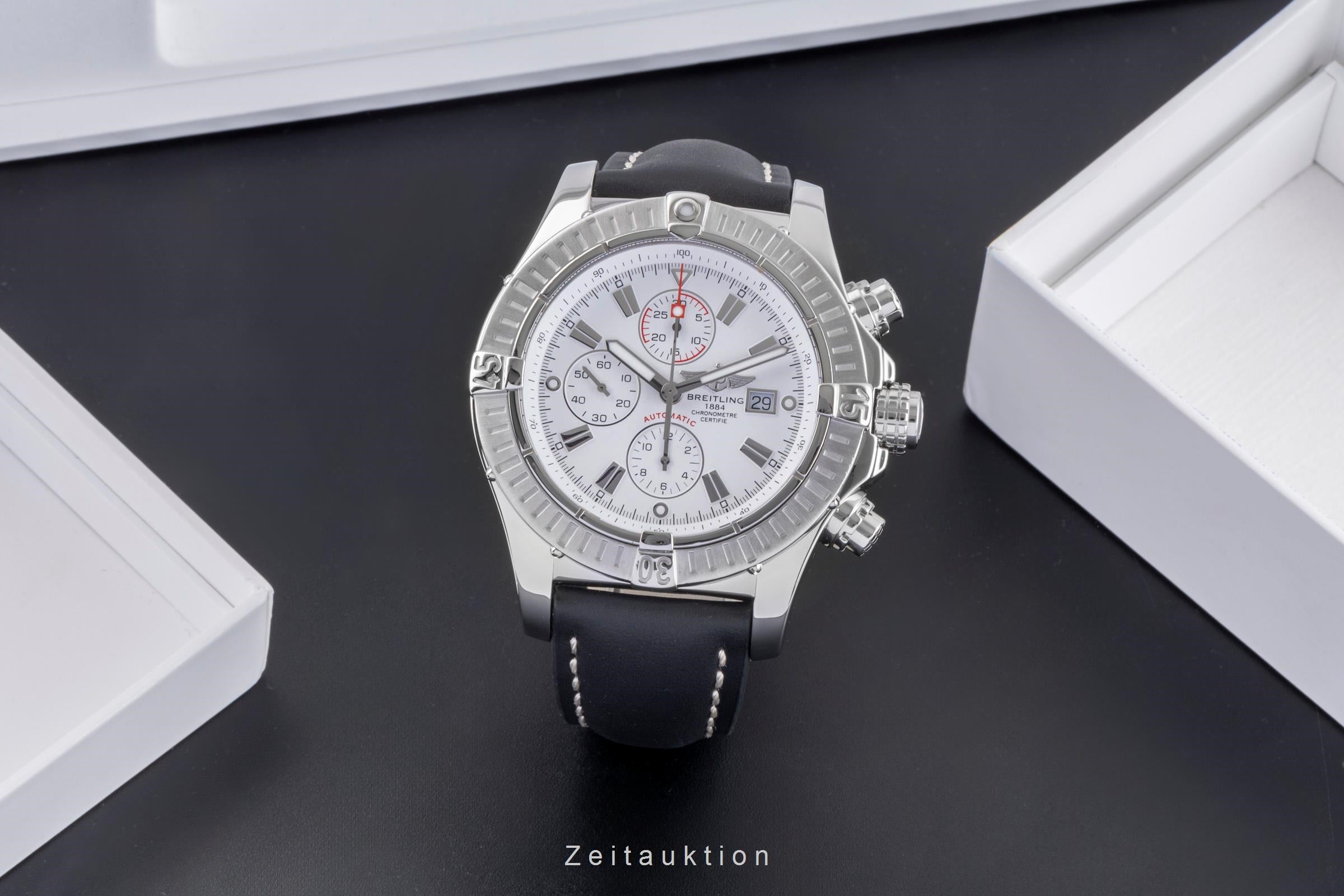 Breitling Super Avenger chronographe acier automatique montre pour hommes A13370  [2406328]