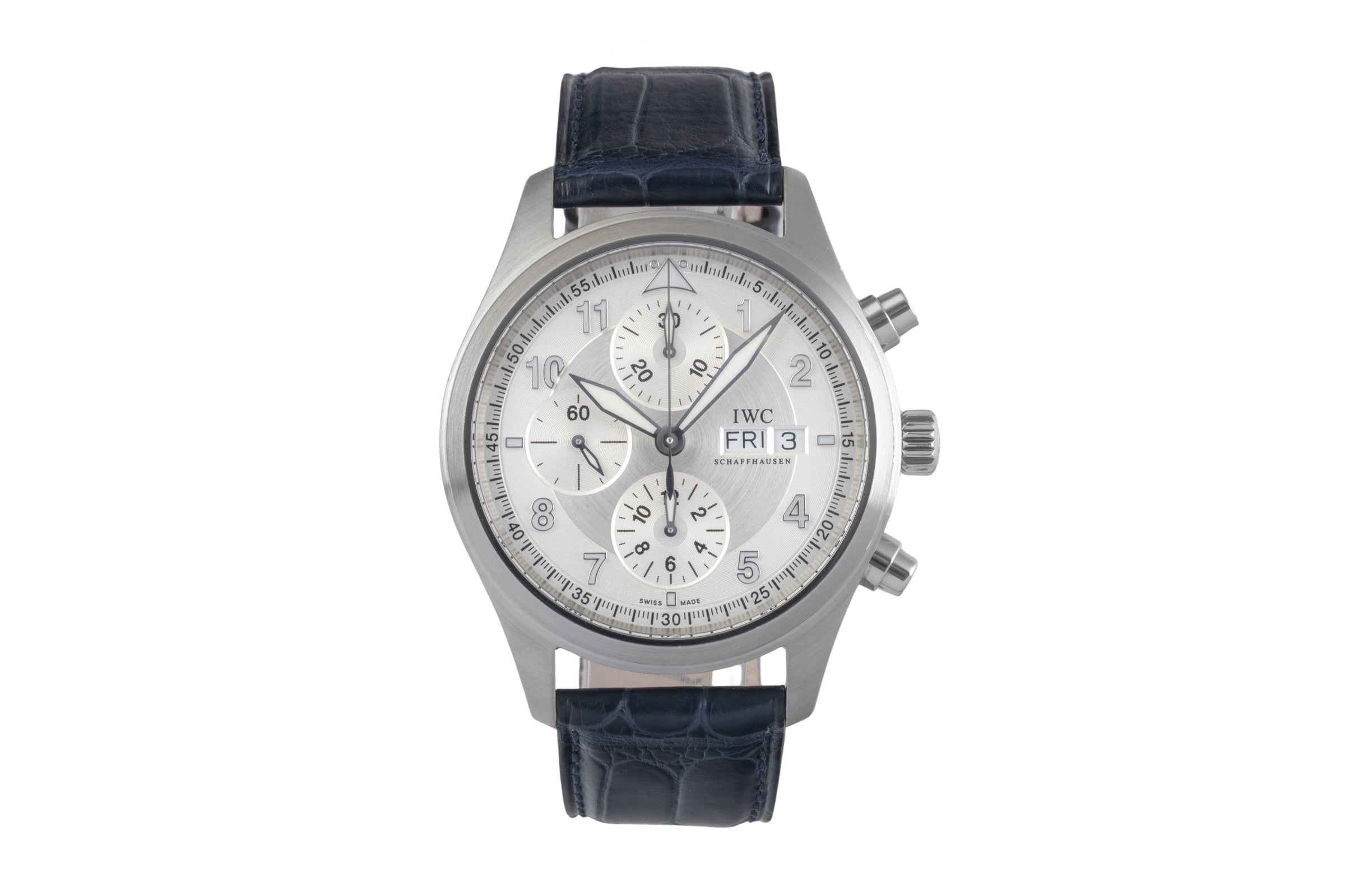 IWC Spitfire cronografo acciaio automatismo orologio da uomo IW371705 LP: 7800EUR  [2406329]