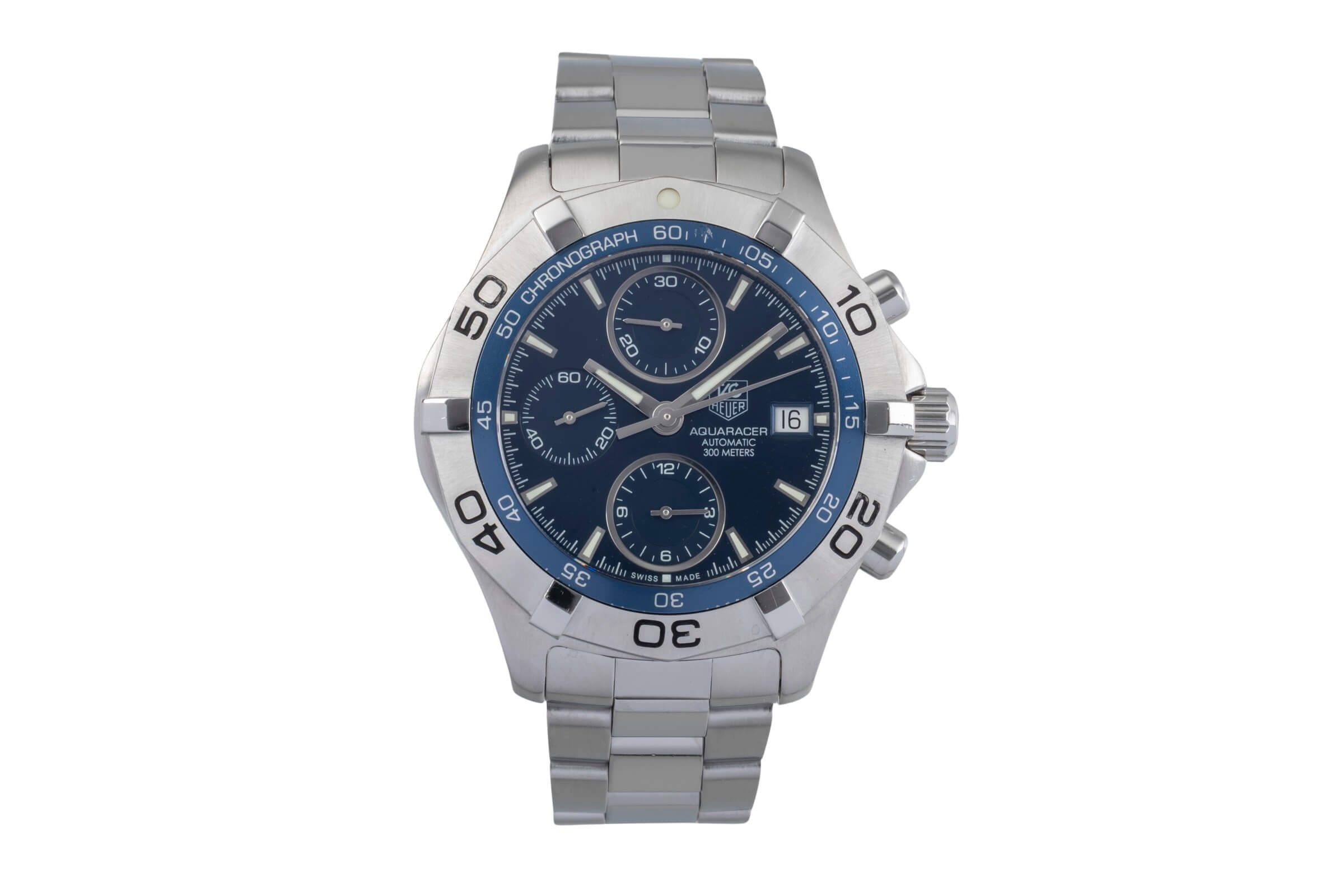 Tag Heuer Aquaracer cronografo acciaio automatismo orologio da uomo CAF2112  [2406350]