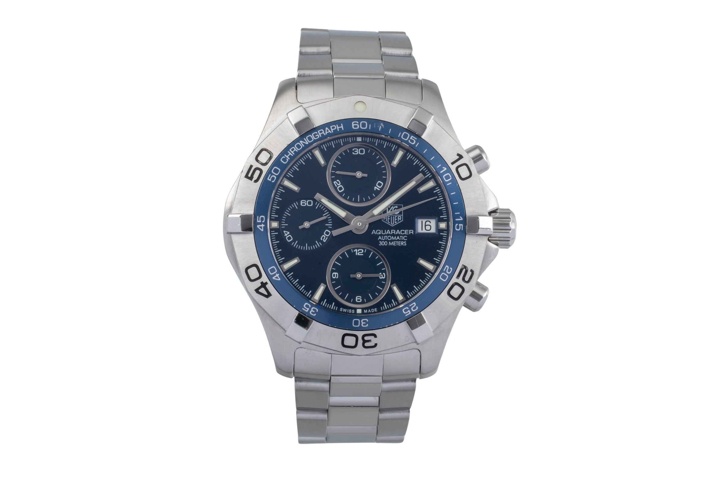 Tag Heuer Aquaracer chronograph steel automatic Kal. 16 Ref