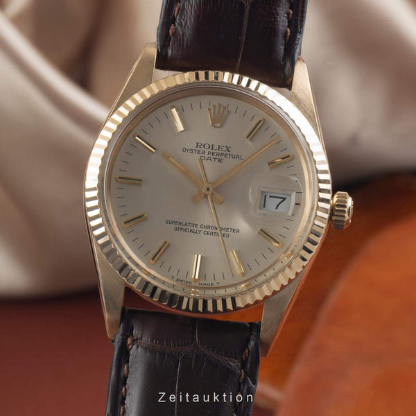 Rolex Date oro 18 ct automatismo orologio da uomo 15038  [2406355]