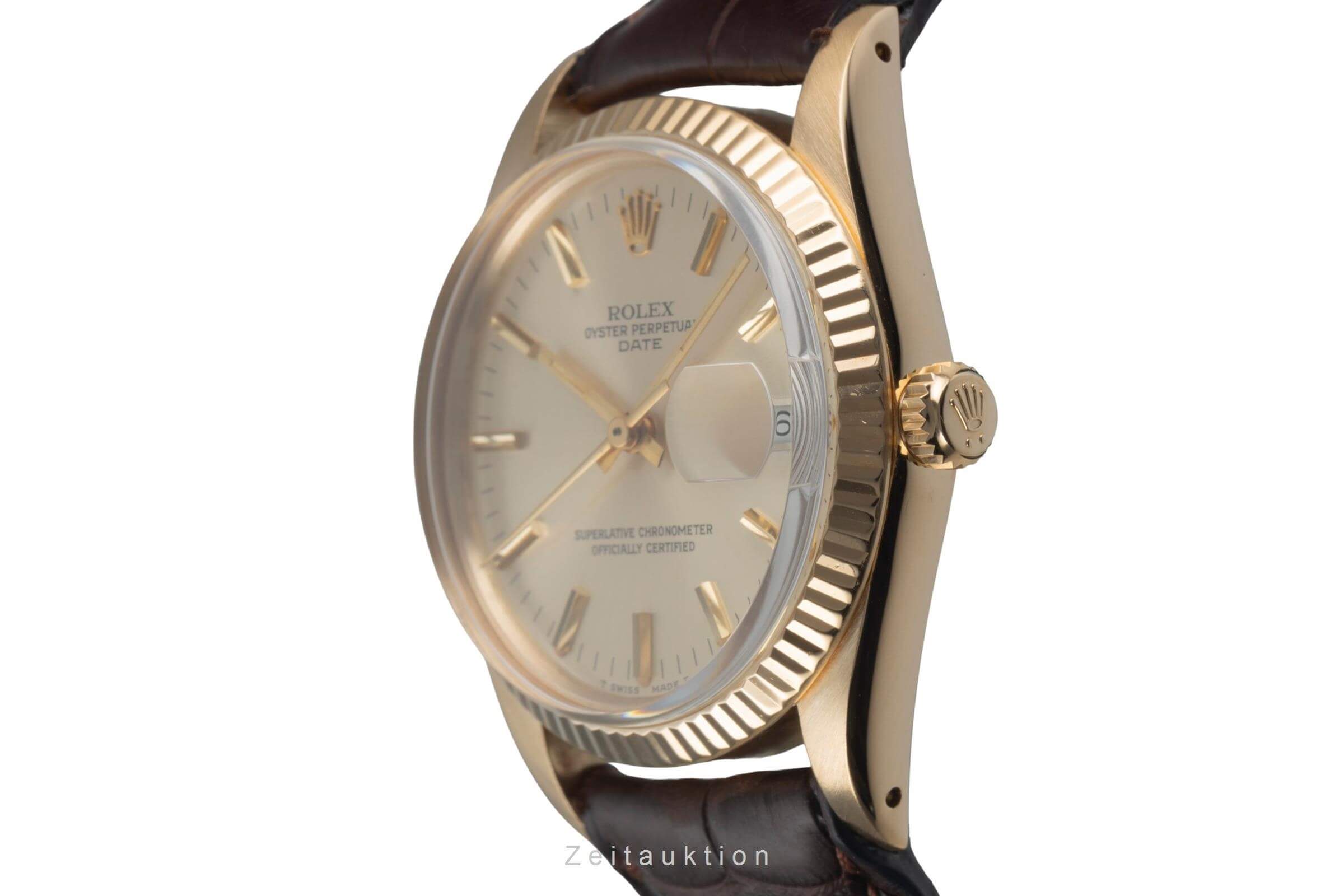 Rolex Date oro 18 ct automatismo orologio da uomo 15038  [2406355]