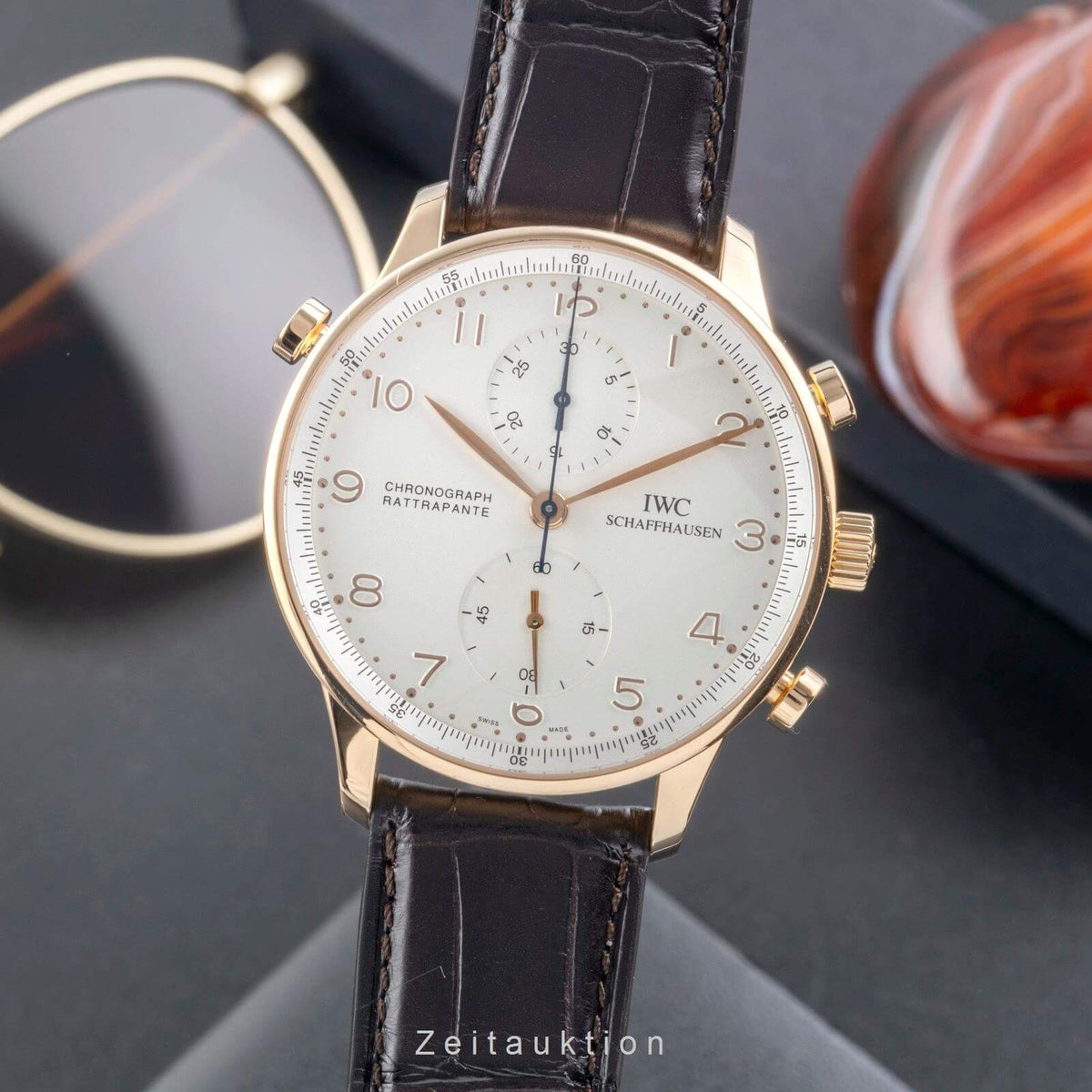 IWC Portugieser Chronograph 18k Rotgold Handaufzug